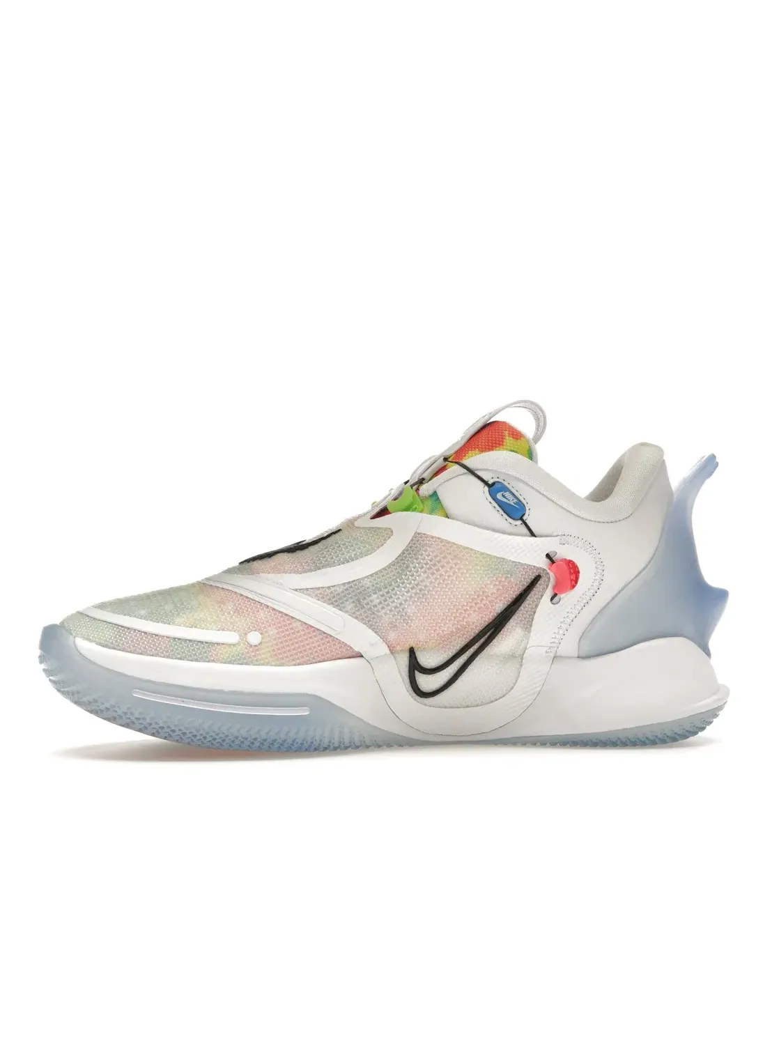 Мужские кроссовки с автоматической шнуровкой Nike Adapt BB 2.0 Nike — изображение 3 из 4, белый/черный-мульти