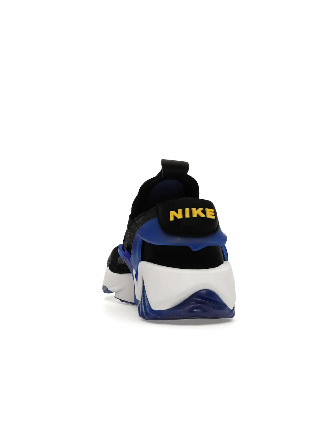 Мужские кроссовки Lifestyle с технологией адаптивной шнуровки Nike Adapt Huarache — изображение 4 из 4, черный/синий--белый