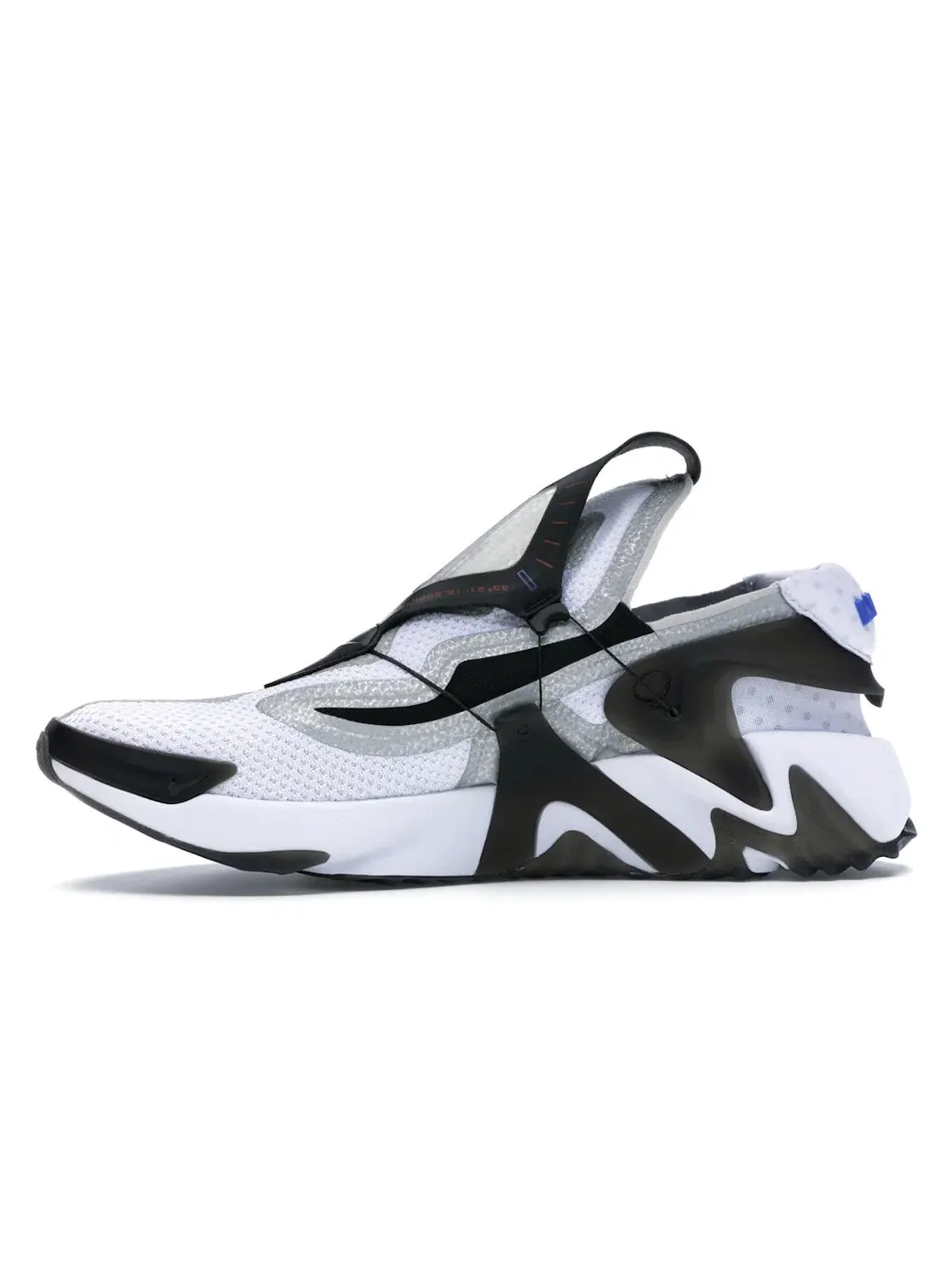 Мужские кроссовки Lifestyle Nike Adapt Huarache — изображение 3 из 4, белый/черный-яркий-синий