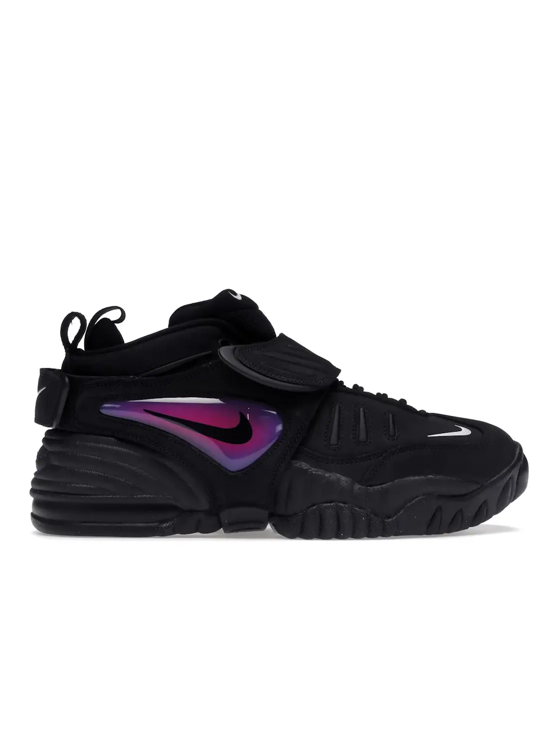 Мужские кроссовки с ремешками Nike Air Adjust Force Nike — изображение 1 из 4, черный/фиолетовый-белый