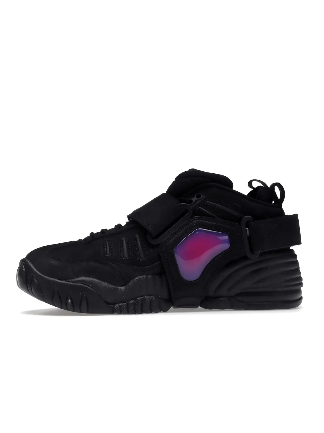 Мужские кроссовки с ремешками Nike Air Adjust Force Nike — изображение 3 из 4, черный/фиолетовый-белый