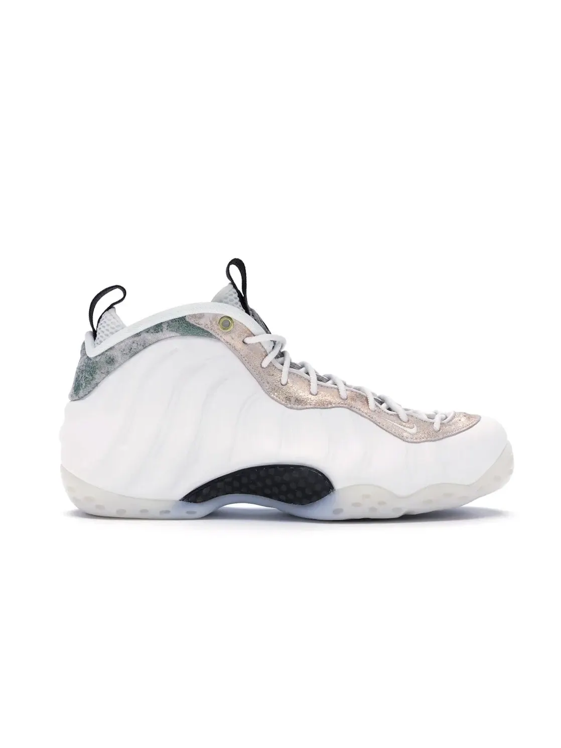 Женские кроссовки с принтом Nike Air Foamposite One Nike — изображение 1 из 4, белый/белый-серый