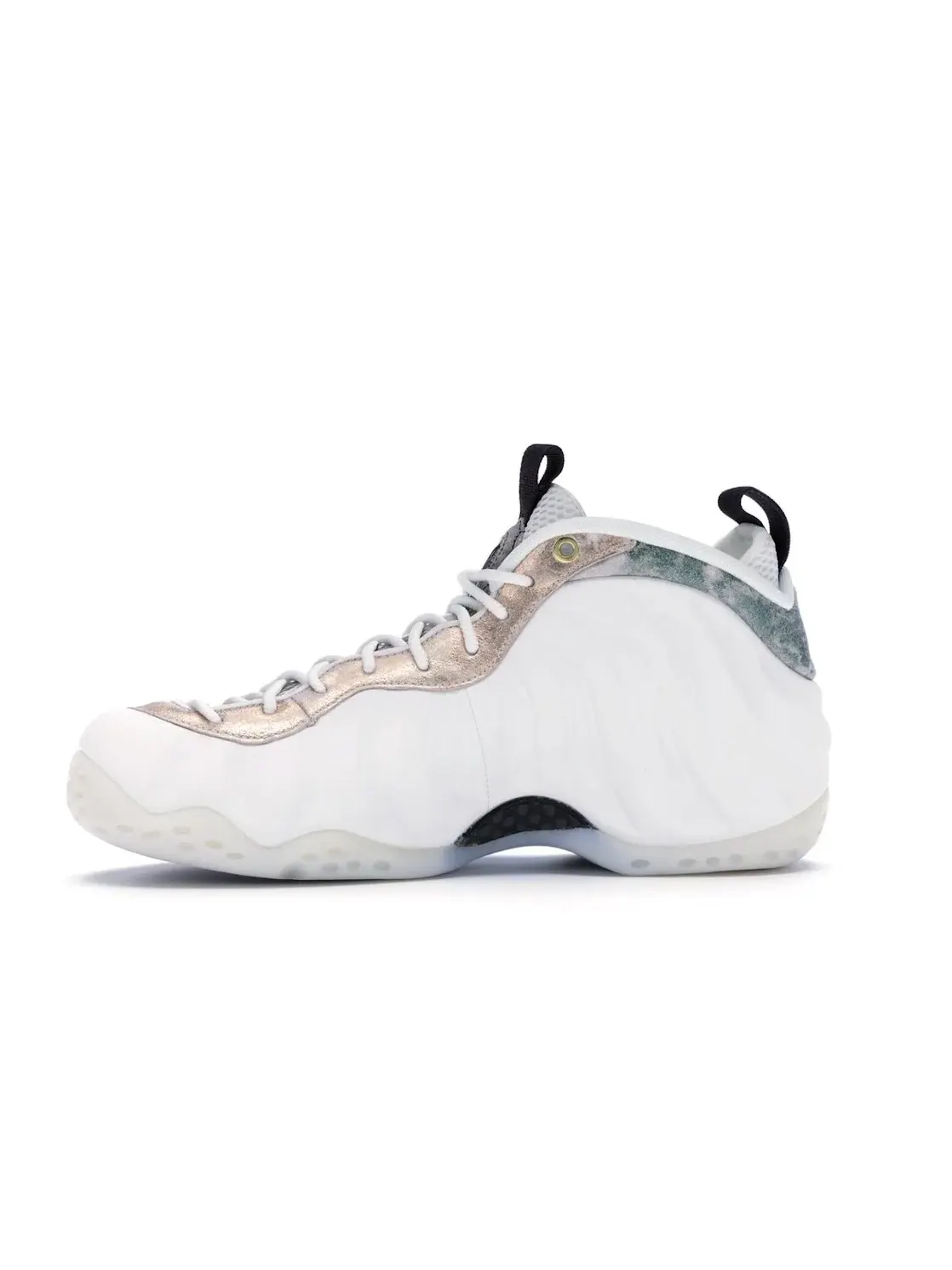 Женские кроссовки с принтом Nike Air Foamposite One Nike — изображение 3 из 4, белый/белый-серый