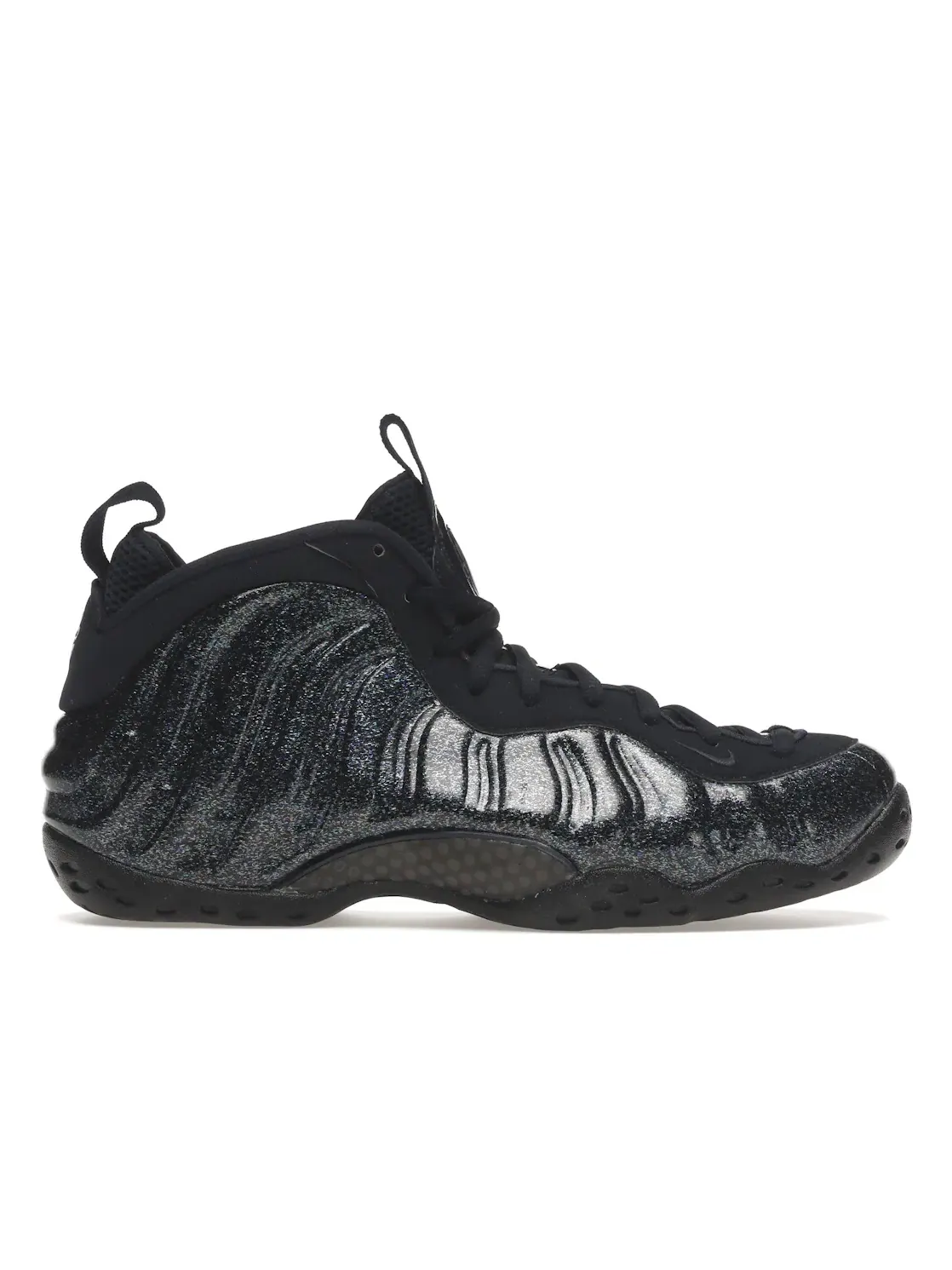 Женские кроссовки с глиттером Nike Air Foamposite One, Obsidian/Obsidian-Obsidian-Obsidian — изображение 1 из 4