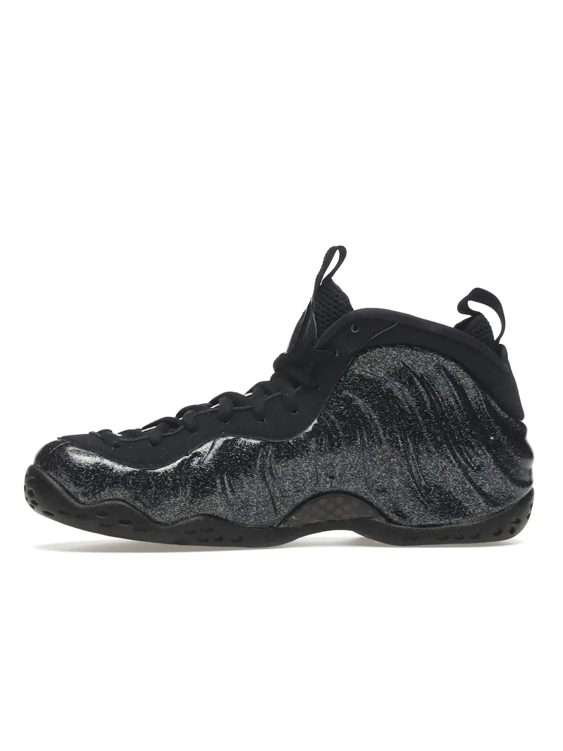 Женские кроссовки с глиттером Nike Air Foamposite One, Obsidian/Obsidian-Obsidian-Obsidian — изображение 3 из 4