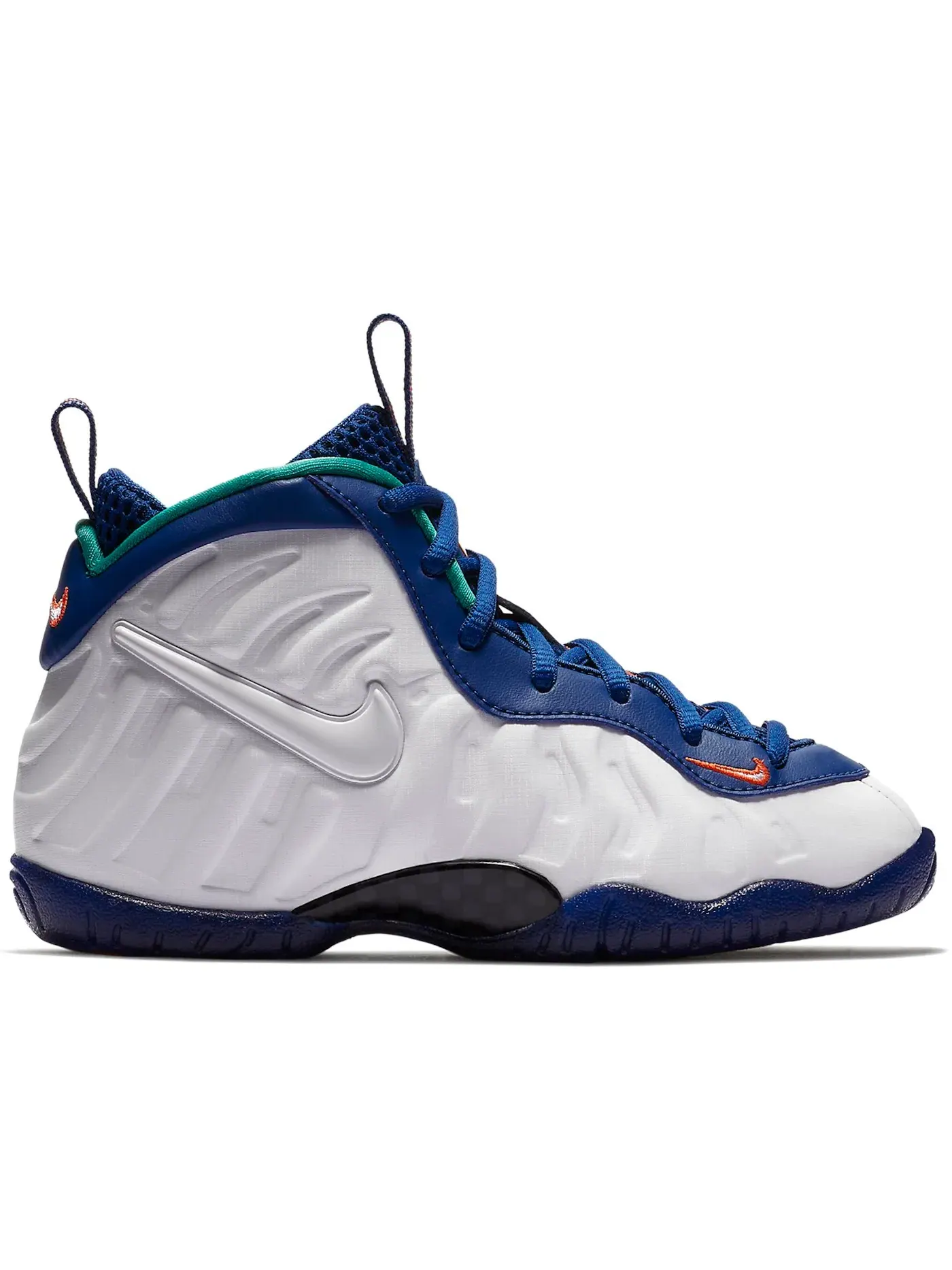 Детские кроссовки Lifestyle Nike Air Foamposite Pro — изображение 1 из 1, синий/белый--зеленый