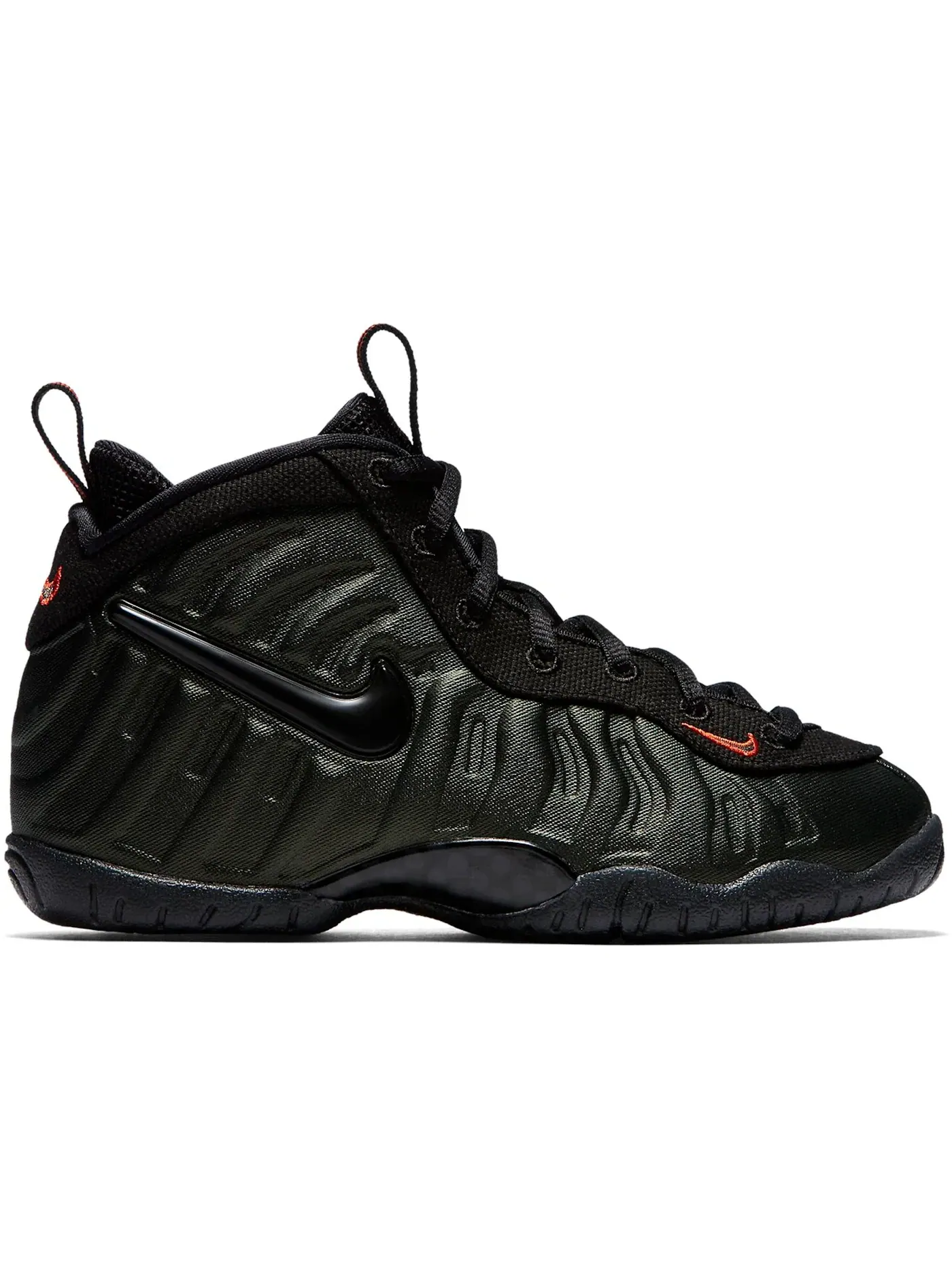 Детские кроссовки Lifestyle Nike Air Foamposite Pro — изображение 1 из 1, черный-оранжевый