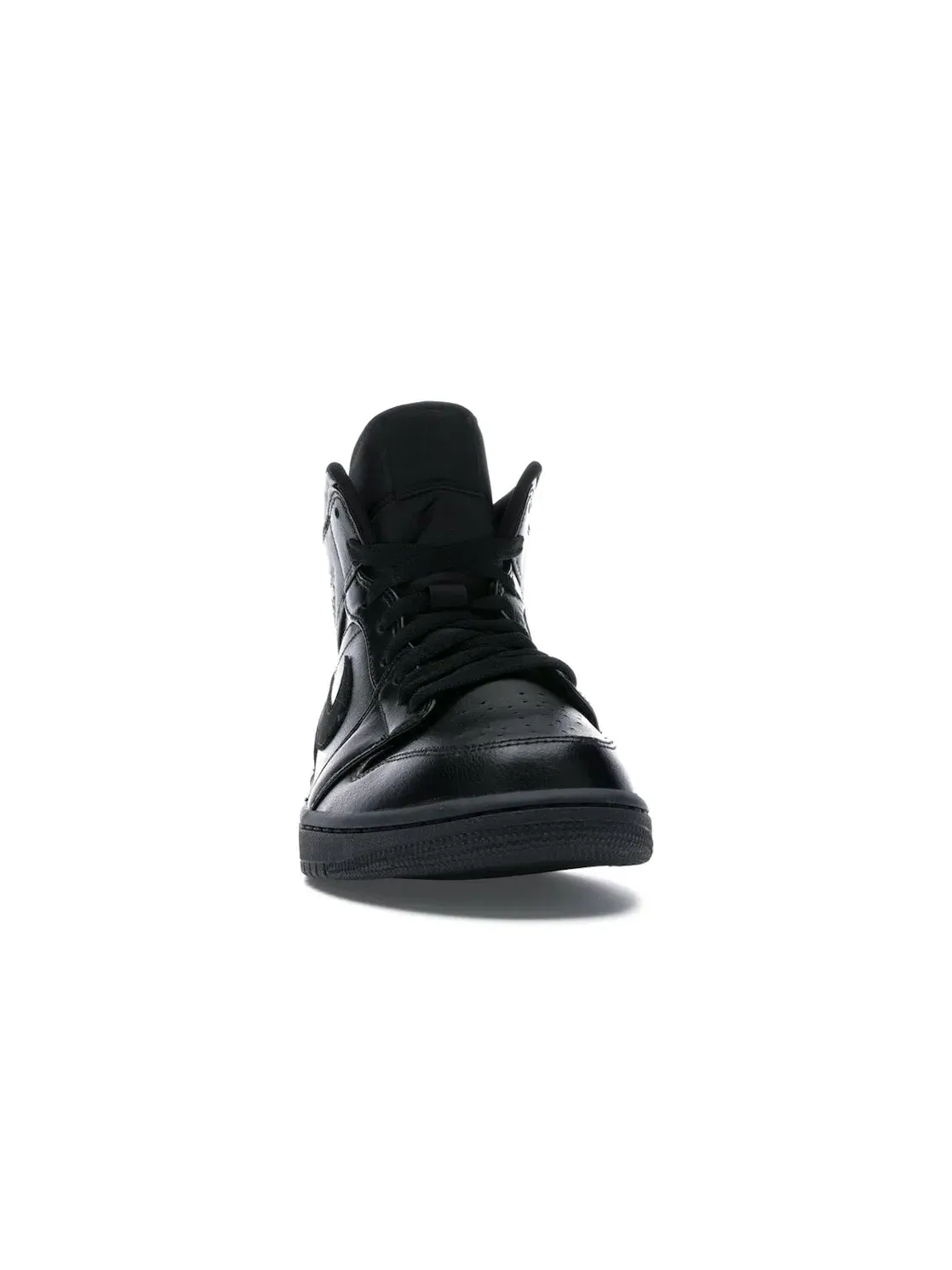 Мужские кроссовки из нубука Jordan 1 Mid Jordan — изображение 2 из 4, черный черный черный