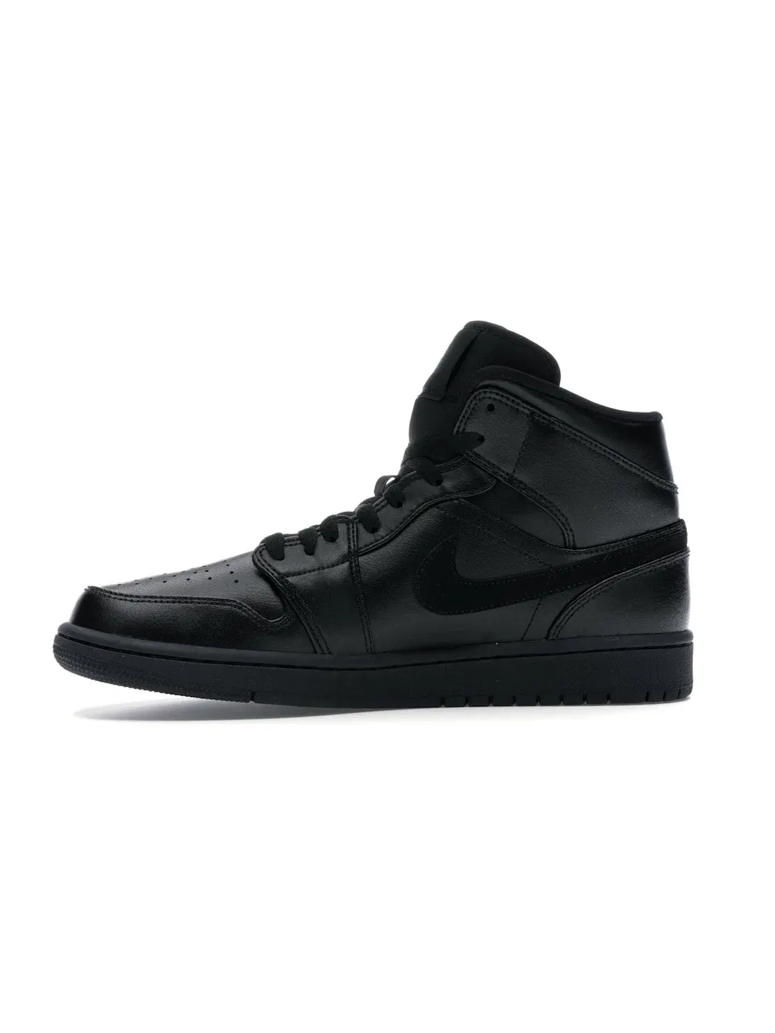 Мужские кроссовки из нубука Jordan 1 Mid Jordan — изображение 3 из 4, черный черный черный