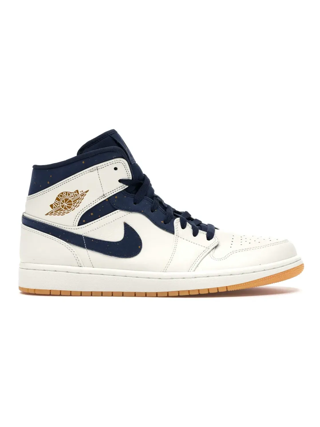 Мужские кроссовки lifestyle Jordan 1 Retro Mid Jordan — изображение 1 из 4, темно-синий