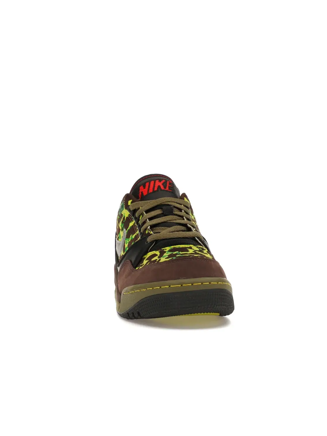 Мужские кроссовки Lifestyle Nike Air Assault Low PRM Nike, Dark Cinder/Metallic Cinder/Bright Cactus — изображение 2 из 4