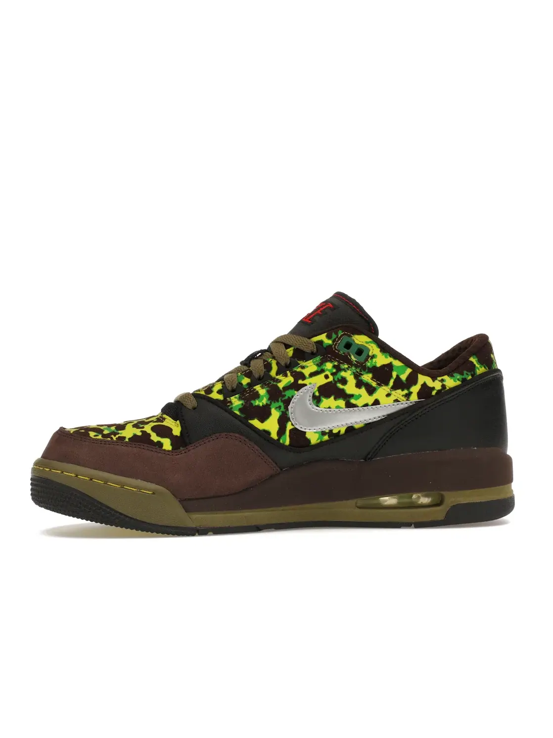 Мужские кроссовки Lifestyle Nike Air Assault Low PRM Nike, Dark Cinder/Metallic Cinder/Bright Cactus — изображение 3 из 4