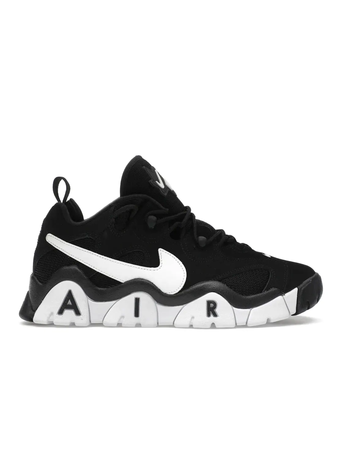 Мужские кроссовки с матовым верхом Nike Air Barrage Low — изображение 1 из 4, черный/белый/белый