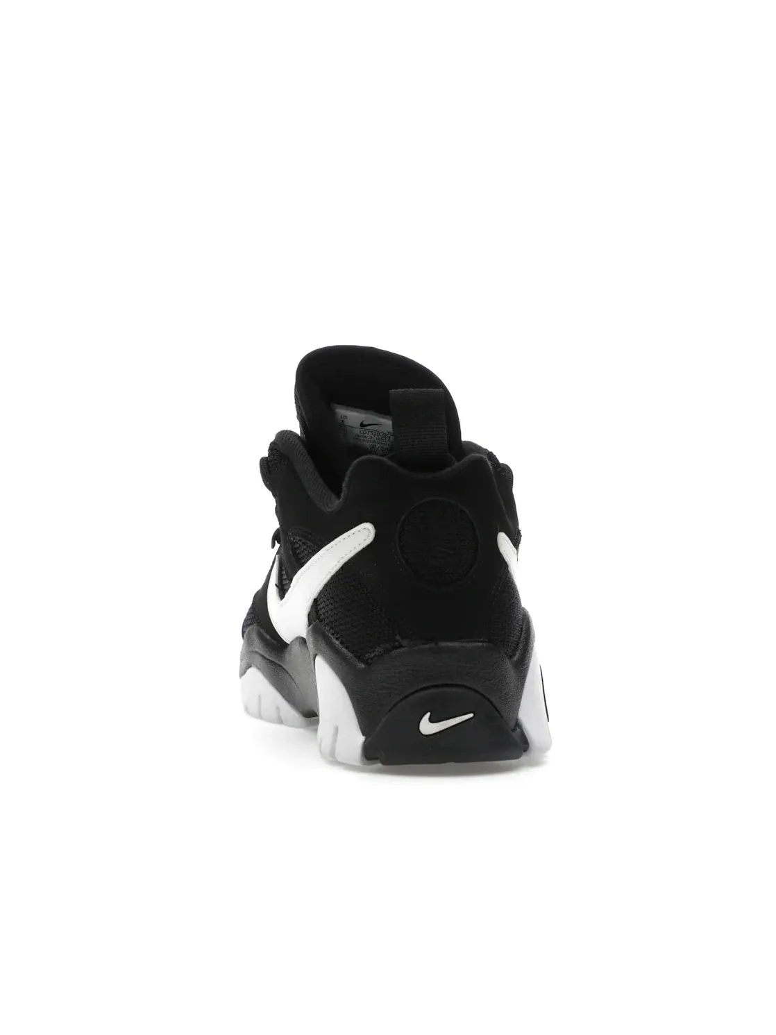 Мужские кроссовки с матовым верхом Nike Air Barrage Low — изображение 4 из 4, черный/белый/белый