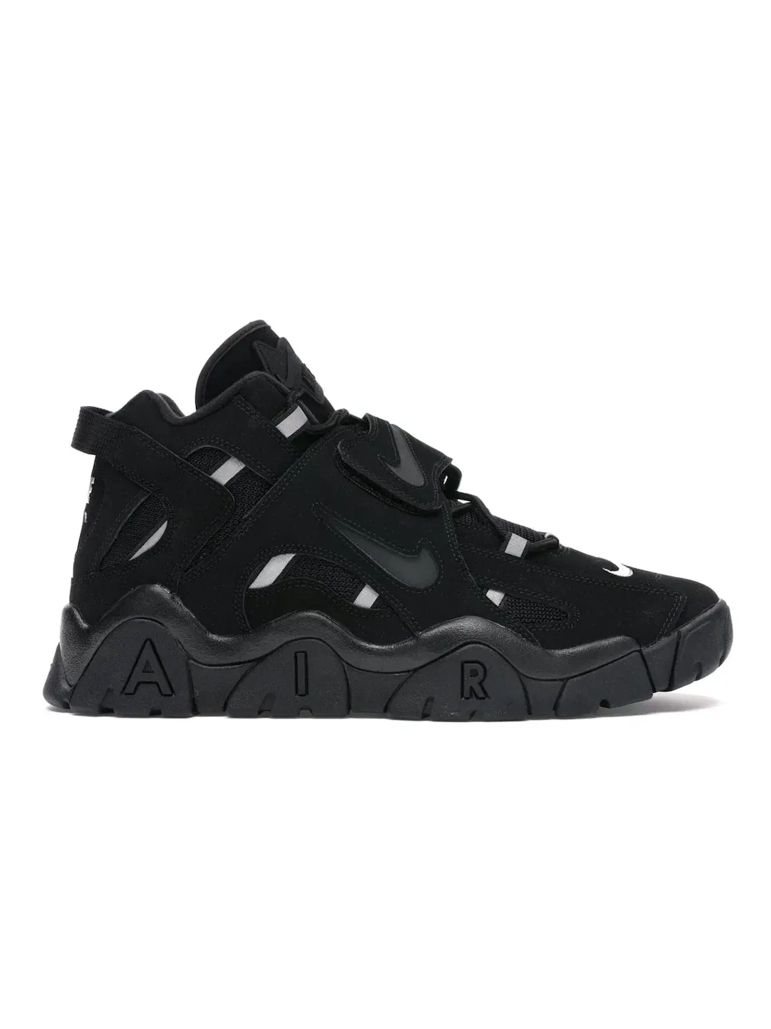Мужские кроссовки Lifestyle Nike Air Barrage Mid — изображение 1 из 4, черный/черный-белый