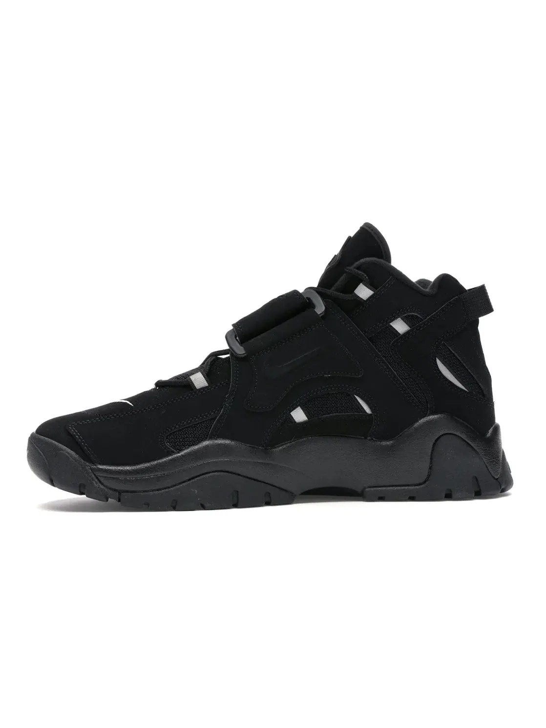 Мужские кроссовки Lifestyle Nike Air Barrage Mid — изображение 3 из 4, черный/черный-белый
