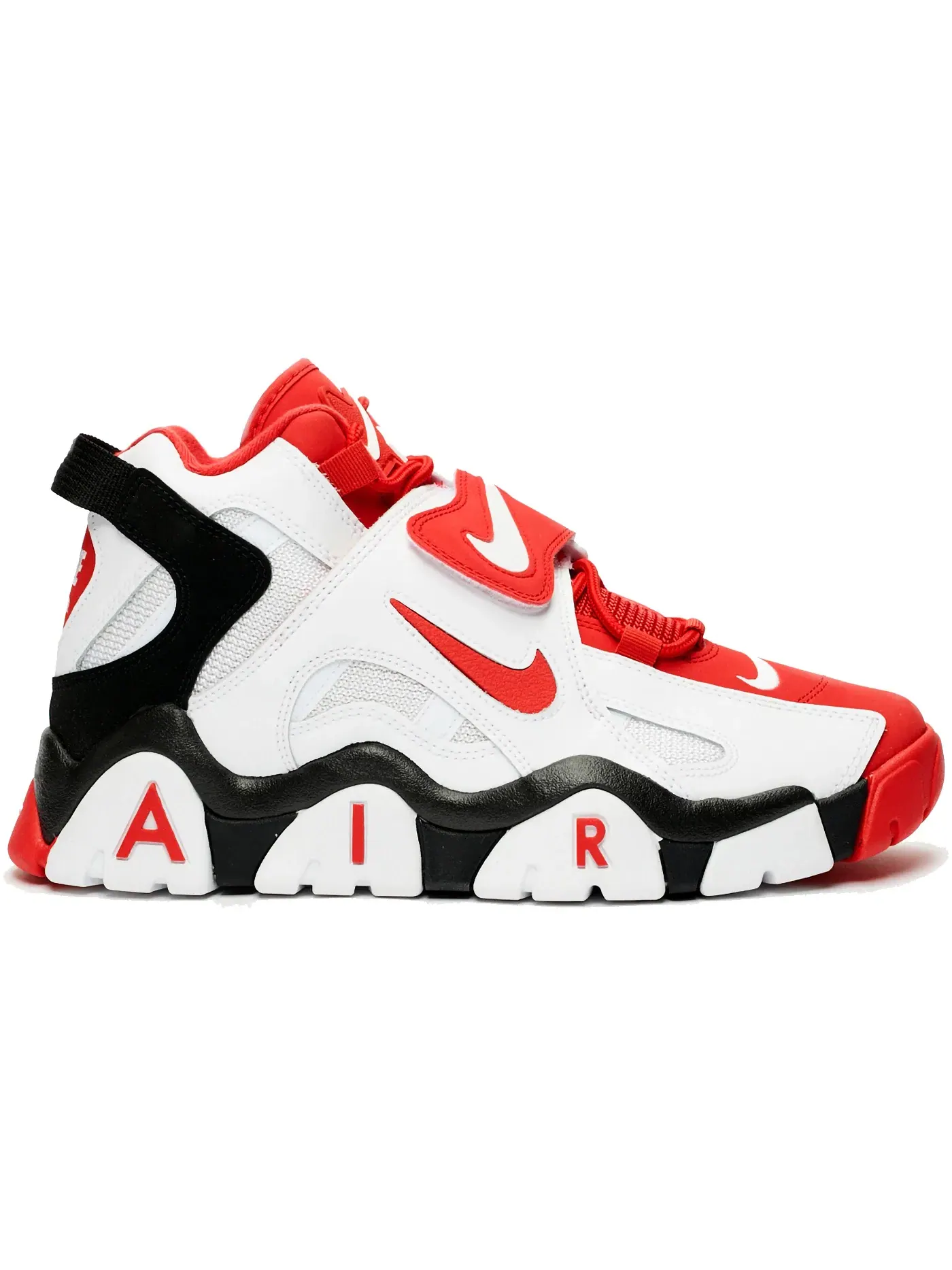 Мужские кроссовки Lifestyle Nike Air Barrage Mid — изображение 1 из 1, белый/черный-красный