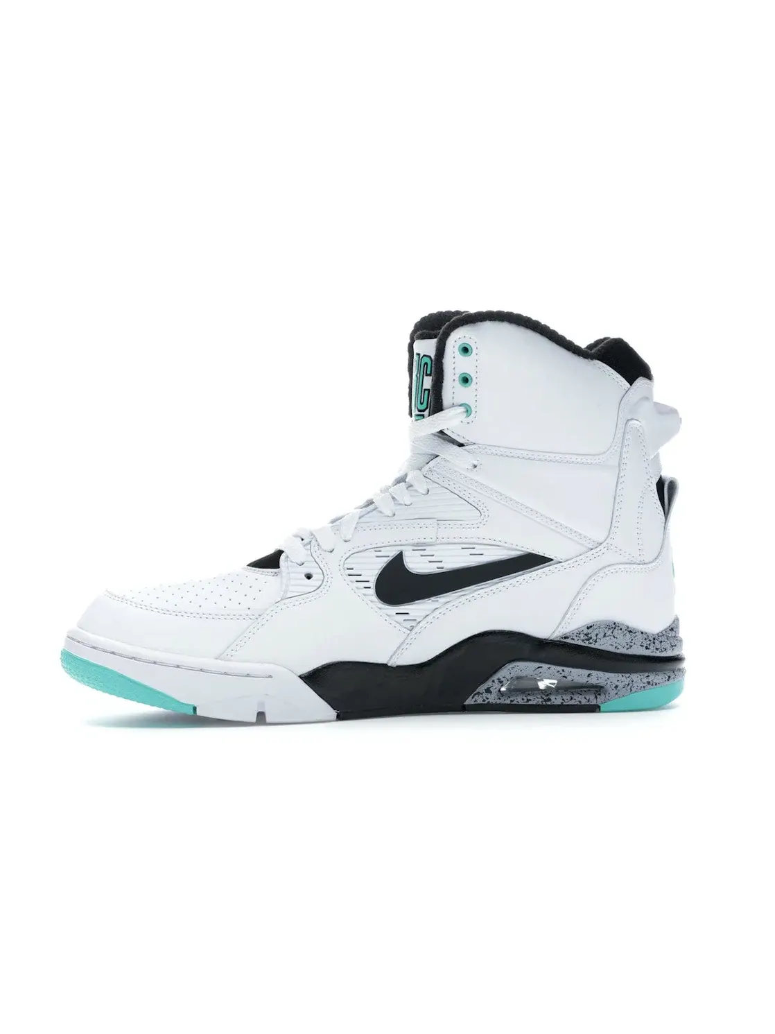 Мужские кроссовки высокие с насосом Nike Air Command Force — изображение 3 из 3, белый/черный-серый