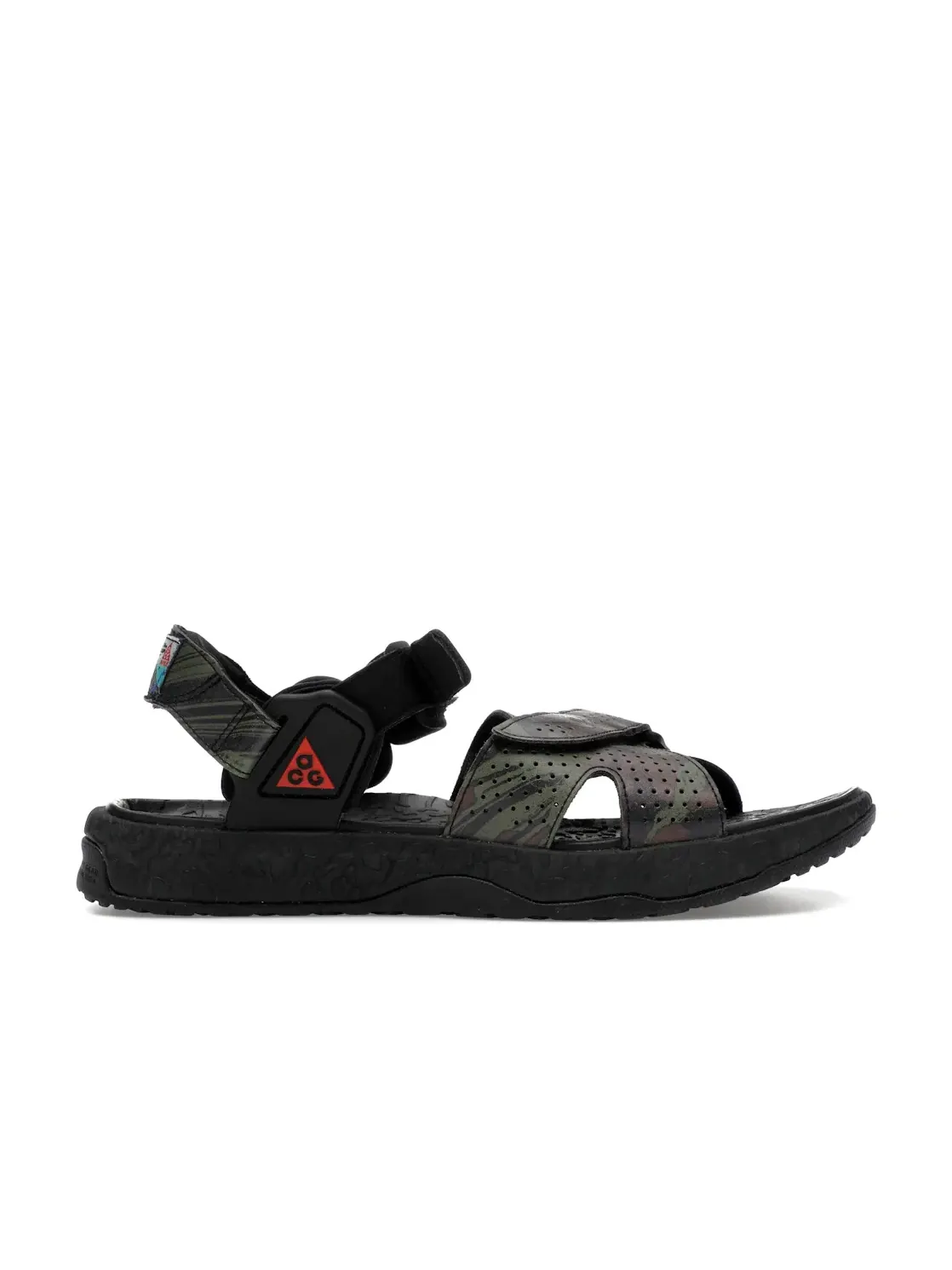 Мужские сандалии с ремешками Nike ACG Air Deschutz — изображение 1 из 4, черный/хаки/черный