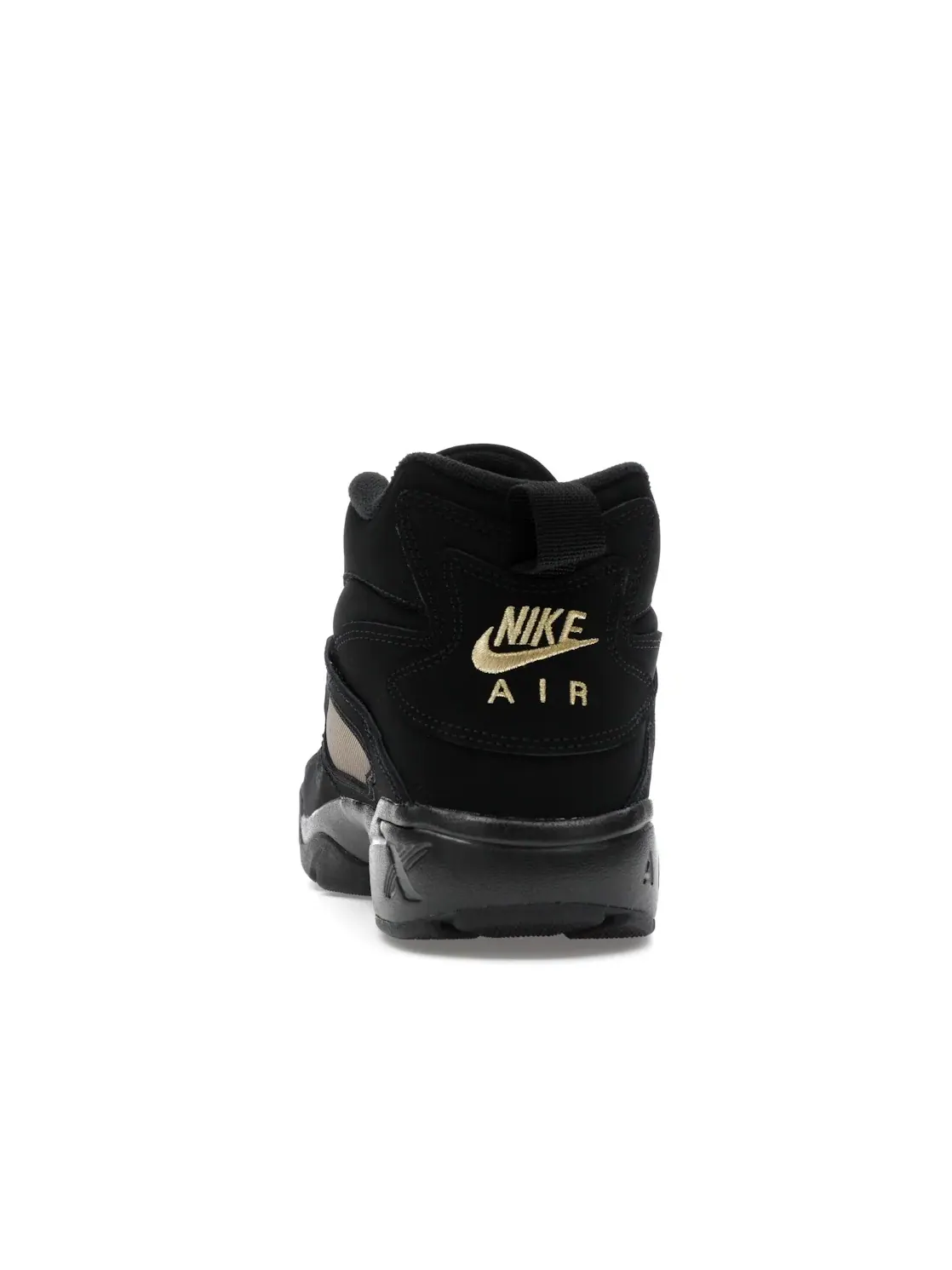 Мужские кроссовки с замшевым верхом Nike Air Diamond Turf Black/White-Club Purple-Metallic Gold — изображение 4 из 4