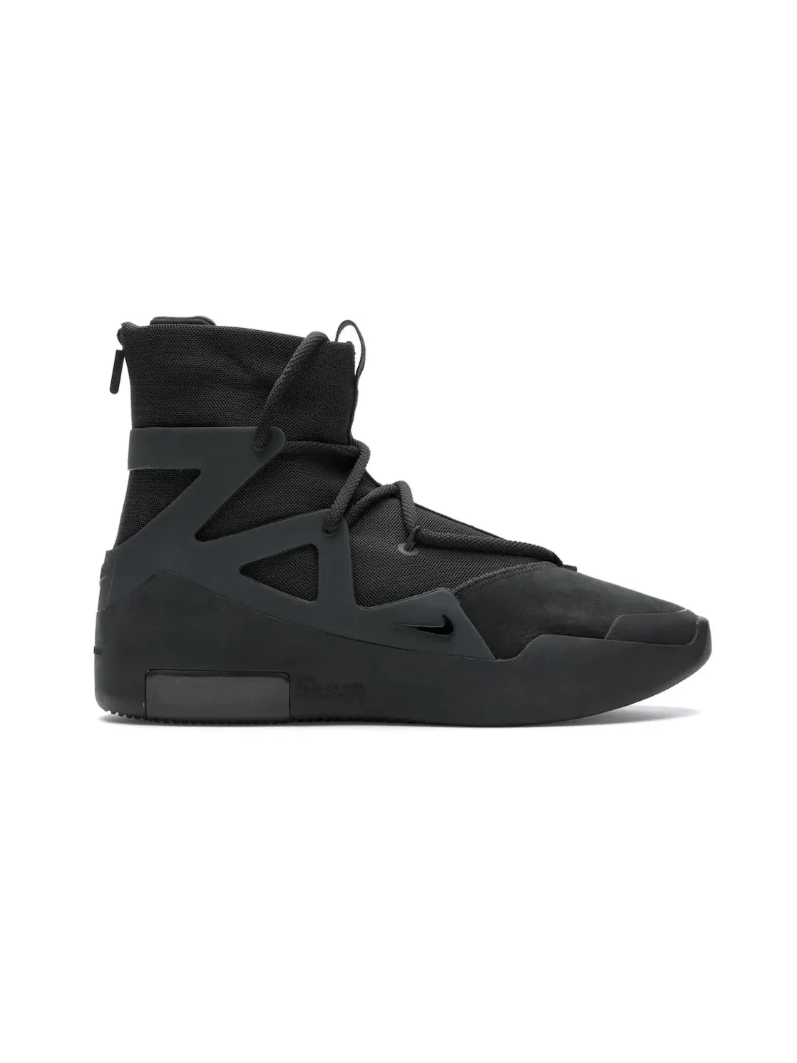 Мужские кроссовки без шнуровки Nike Air Fear of God 1 Nike — изображение 1 из 4, черный/черный