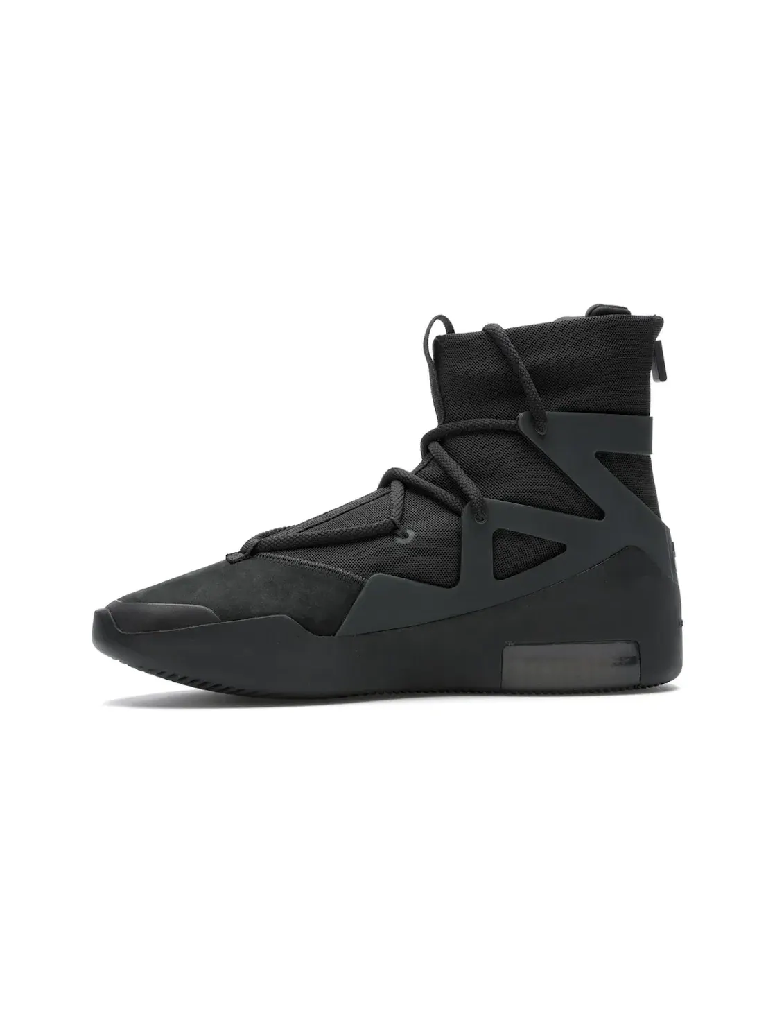 Мужские кроссовки без шнуровки Nike Air Fear of God 1 Nike — изображение 3 из 4, черный/черный