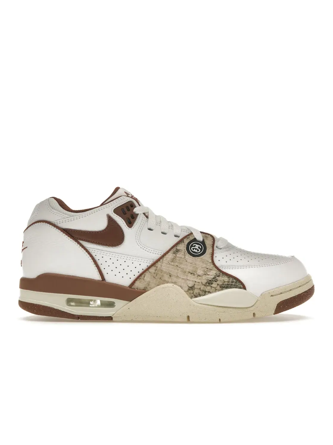 Мужские кроссовки Lifestyle с принтом Nike Air Flight '89 Low SP Stussy — изображение 1 из 4, белый