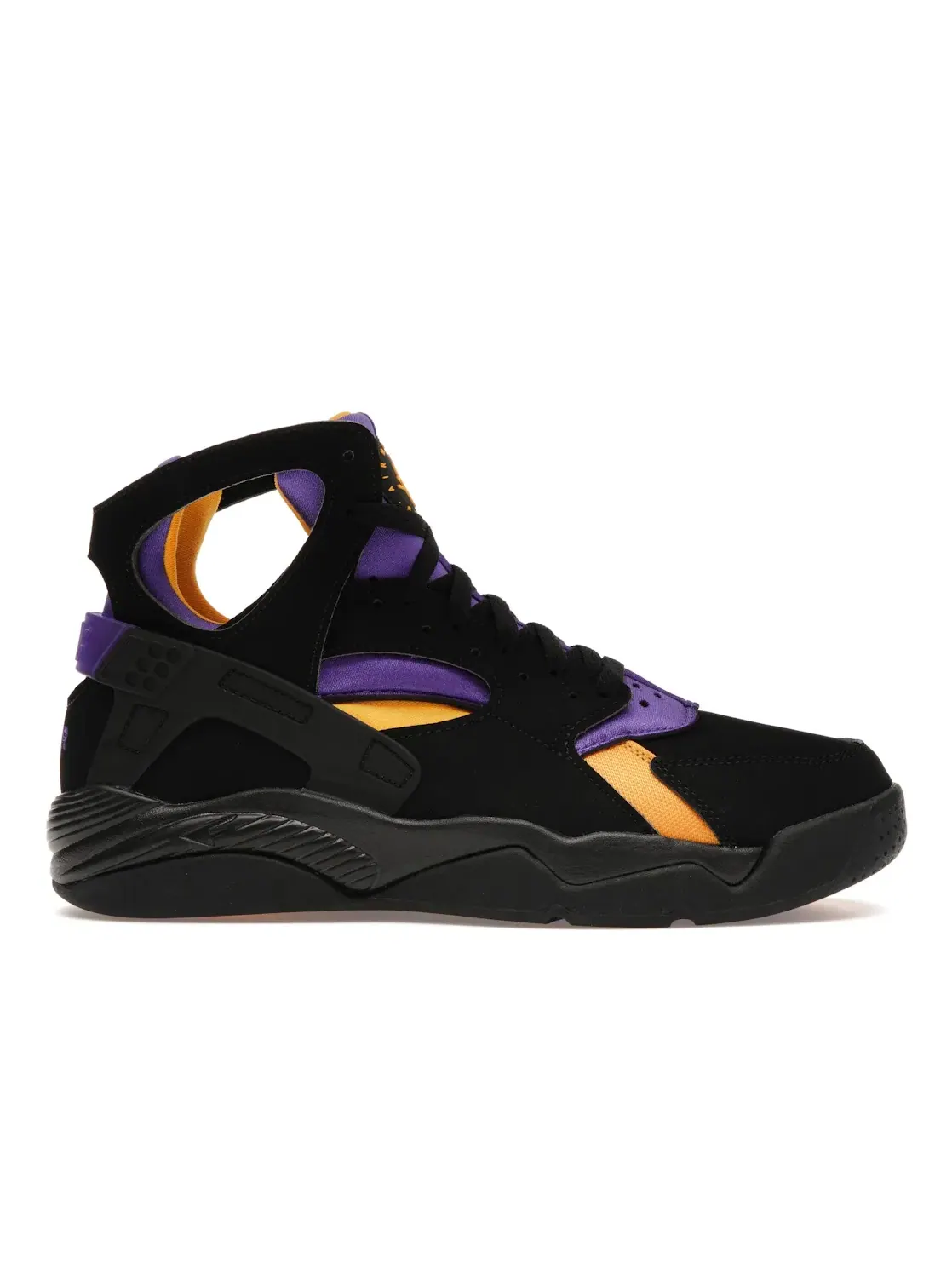 Мужские кроссовки для баскетбола Nike Air Flight Huarache Lakers Away — изображение 1 из 4, черный/фиолетовый