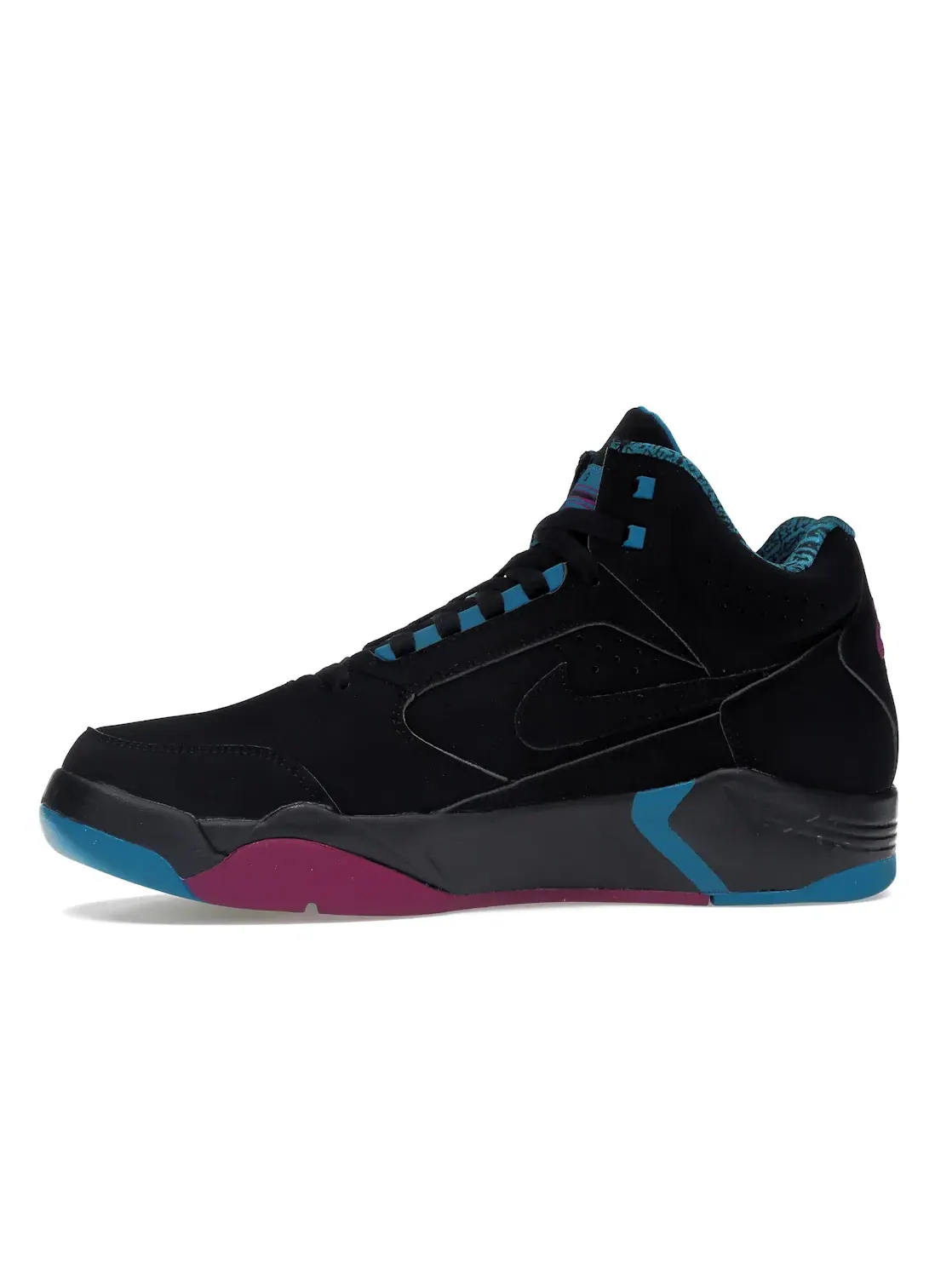 Мужские кроссовки с высоким верхом Nike Air Flight Lite II Mid Nike — изображение 3 из 4, черный//красный/черный