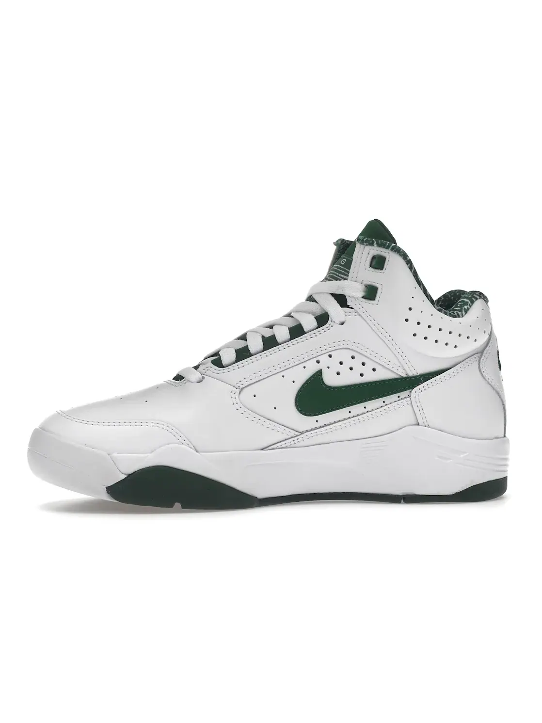 Мужские кроссовки Lifestyle Nike Air Flight Lite II Mid — изображение 3 из 4, белый/зеленый