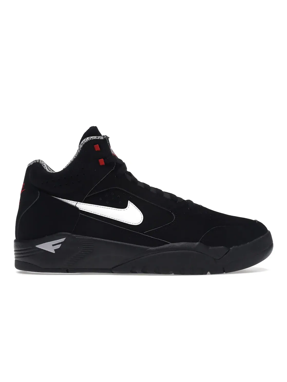 Мужские кроссовки с перфорированным верхом Nike Air Flight Lite II Mid — изображение 1 из 4, черный/белый/красный