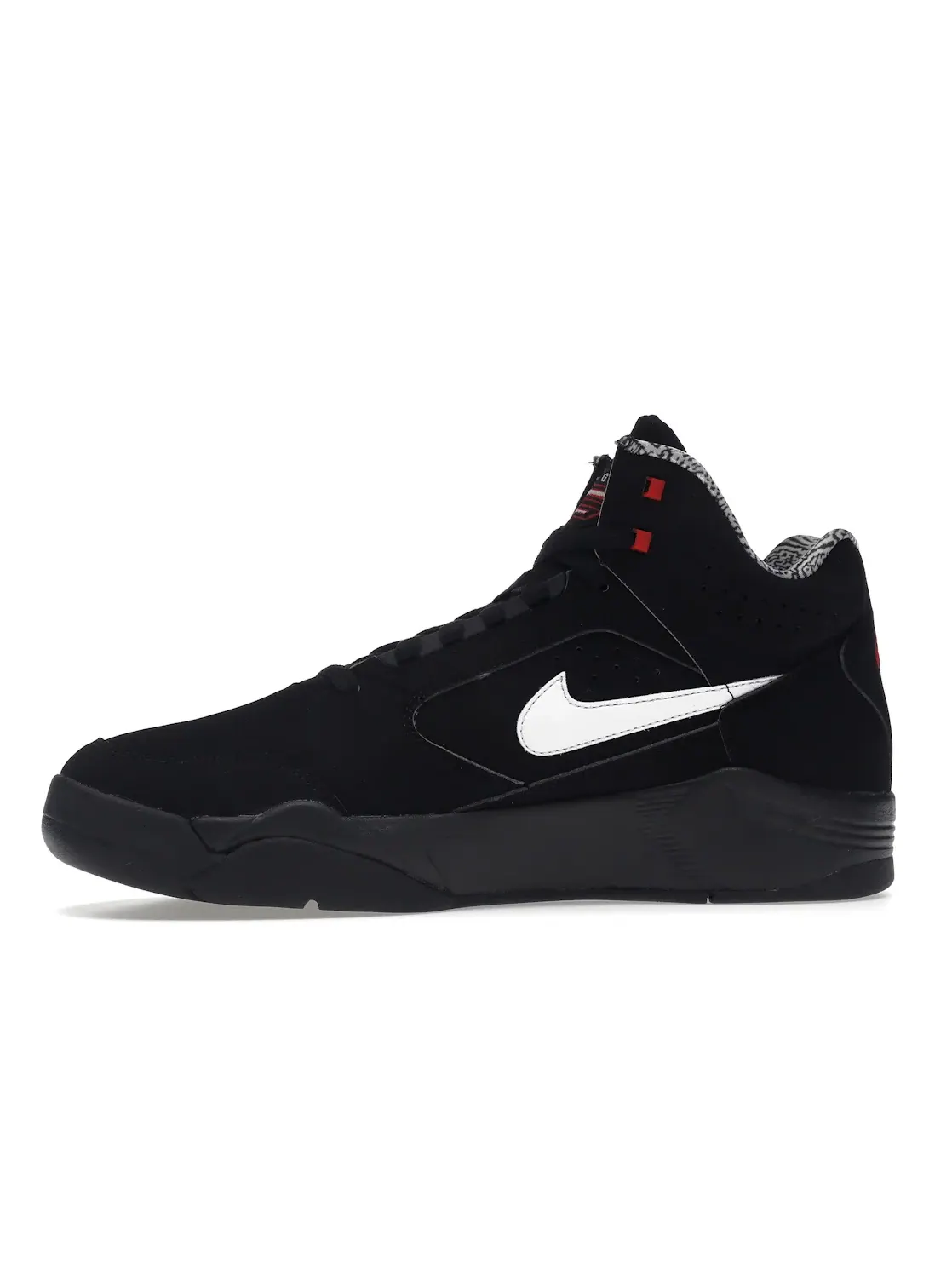 Мужские кроссовки с перфорированным верхом Nike Air Flight Lite II Mid — изображение 3 из 4, черный/белый/красный