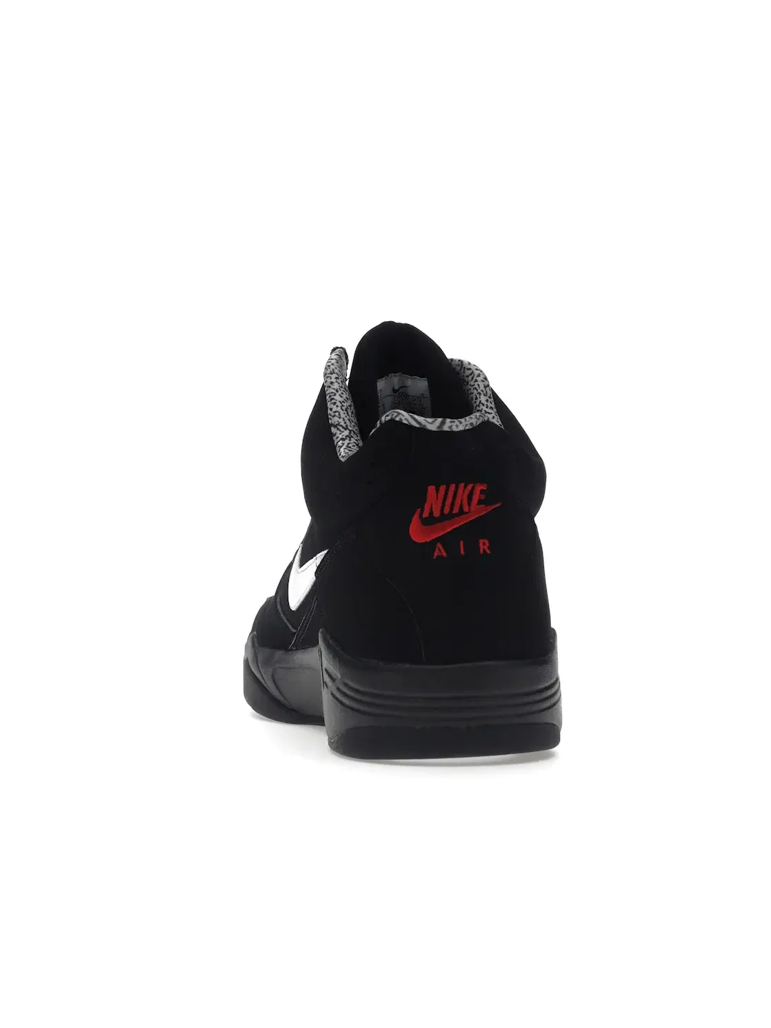 Мужские кроссовки с перфорированным верхом Nike Air Flight Lite II Mid — изображение 4 из 4, черный/белый/красный