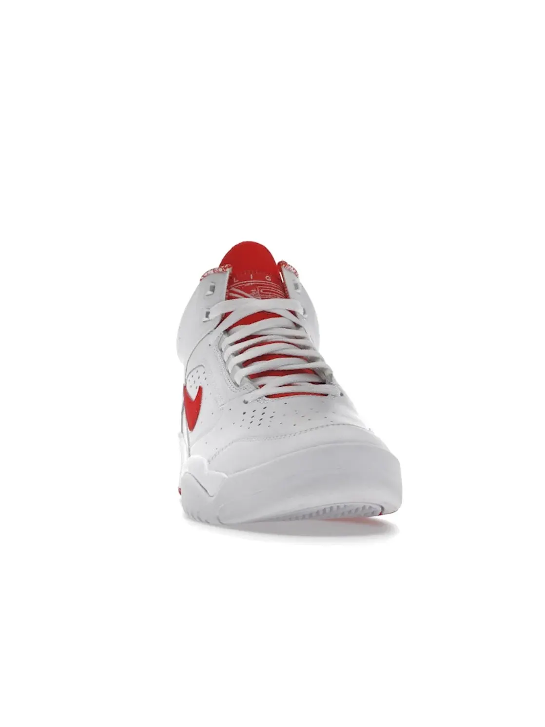 Мужские кроссовки с верхом из кожи Scottie Pippen Nike — изображение 2 из 4, белый/красный