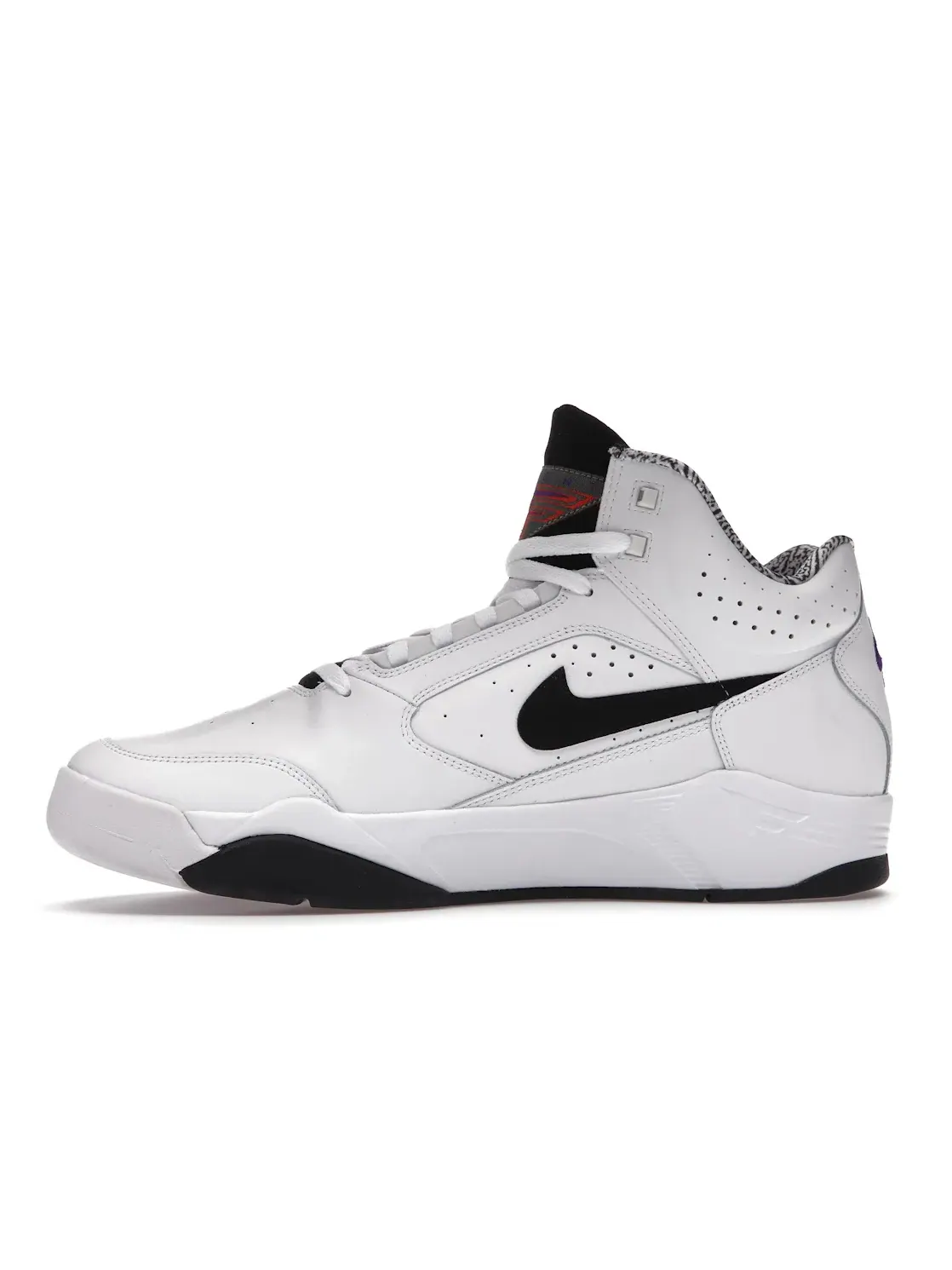 Мужские кроссовки Lifestyle с воздушной амортизацией Nike Air Flight Lite II Mid — изображение 3 из 4, белый/черный