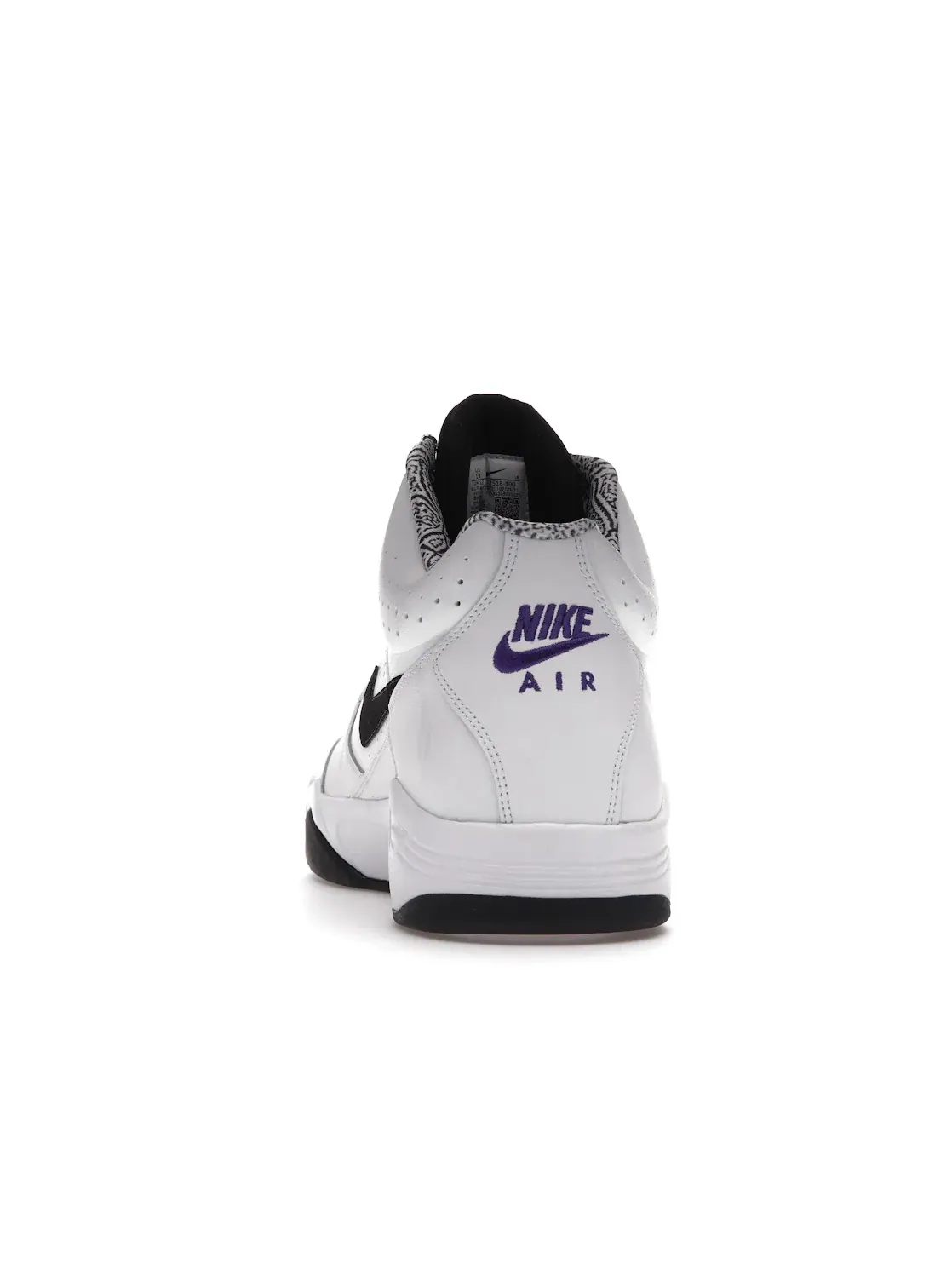 Мужские кроссовки Lifestyle с воздушной амортизацией Nike Air Flight Lite II Mid — изображение 4 из 4, белый/черный