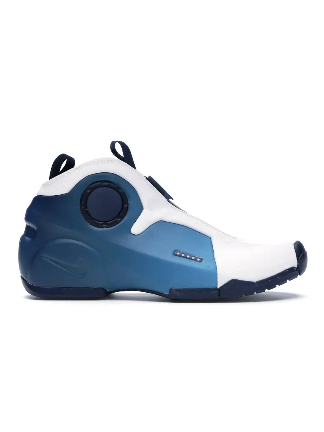 Мужские кроссовки с молнией Nike Air Flightposite 2 — изображение 1 из 4, белый/темно-синий
