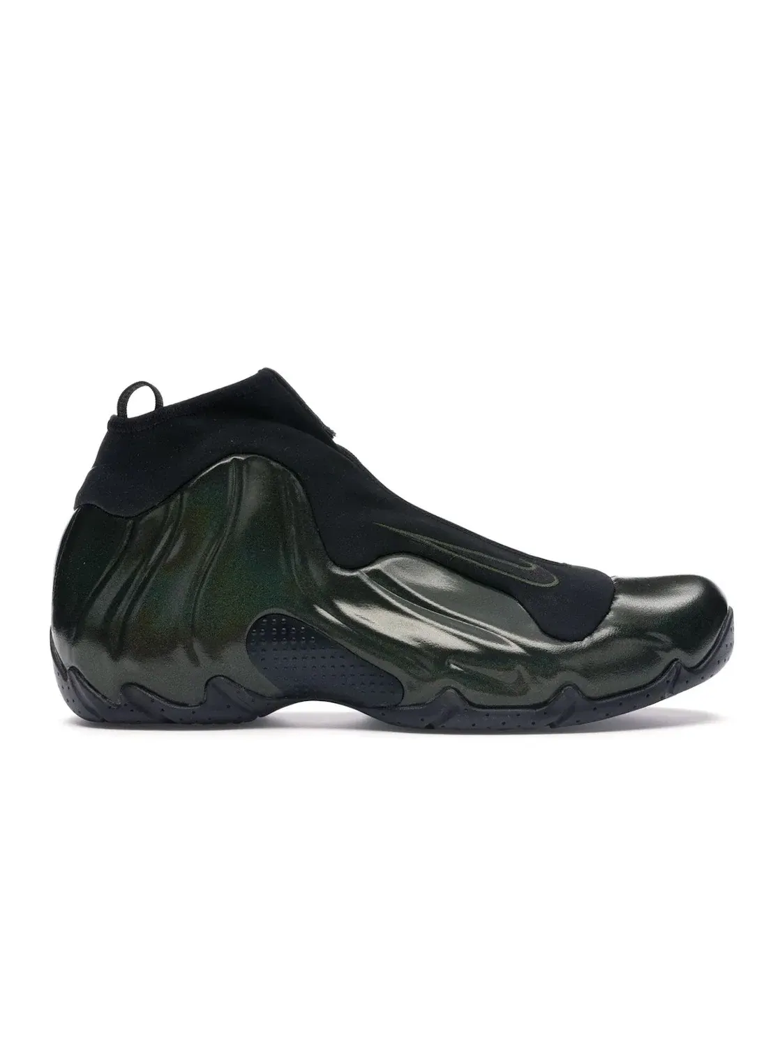 Мужские кроссовки с неоновым покрытием Nike Air Flightposite One — изображение 1 из 4, зеленый/черный-черный