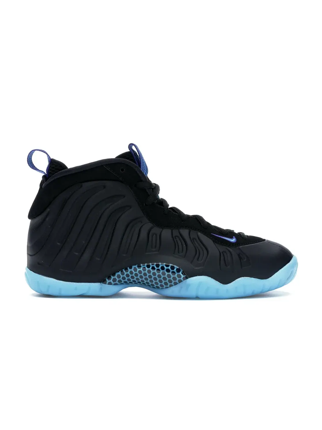 Детские кроссовки для мальчиков с принтом Nike Air Foamposite One Nike — изображение 1 из 4, черный/синий--синий