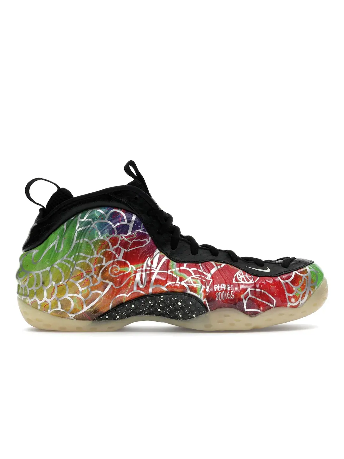 Мужские кроссовки с принтом Nike Air Foamposite One Nike — изображение 1 из 4, мульти-/зеленый-черный