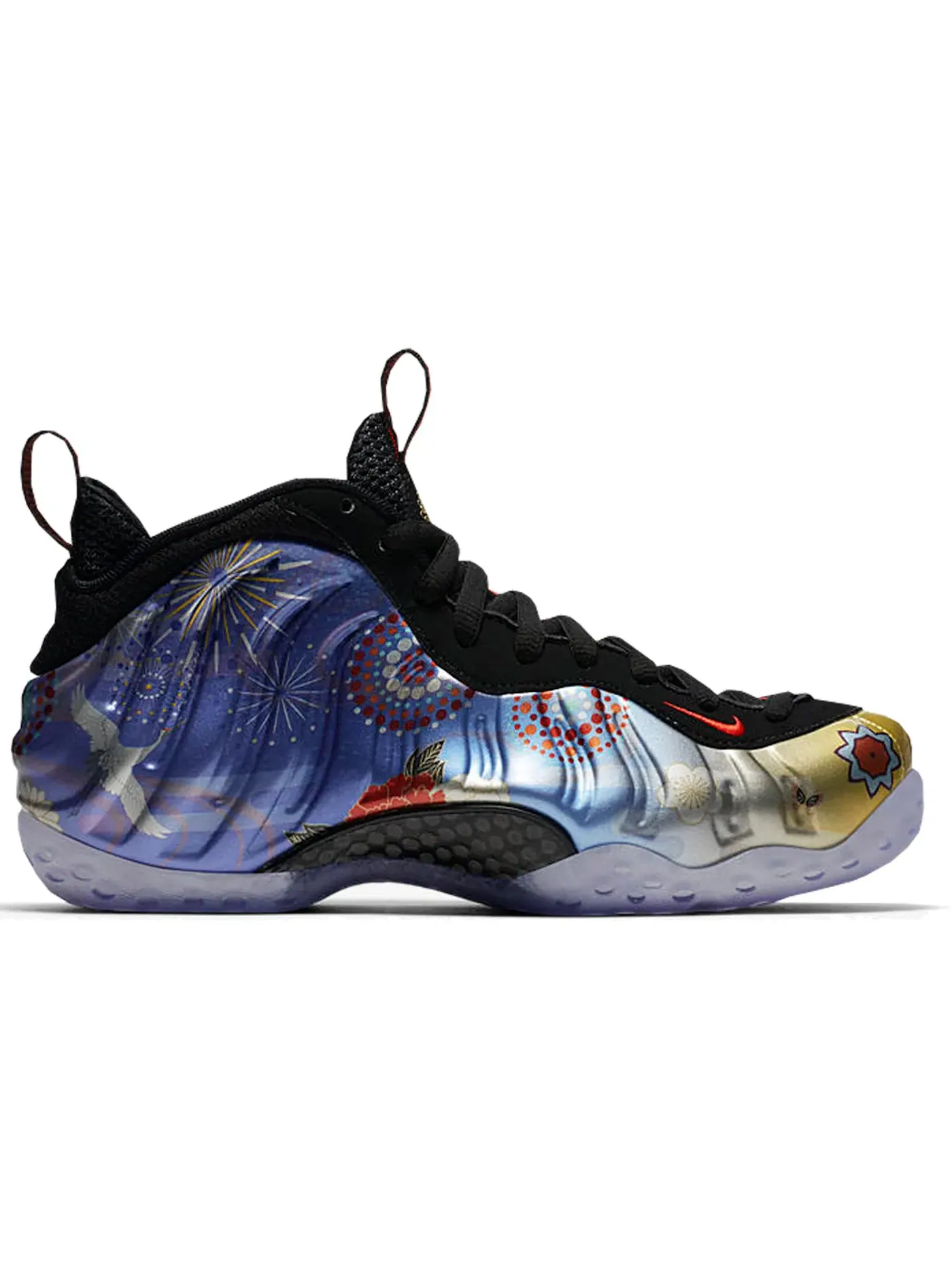 Женские кроссовки для повседневной носки Nike Air Foamposite One Nike — изображение 1 из 1, черный/красный-черный