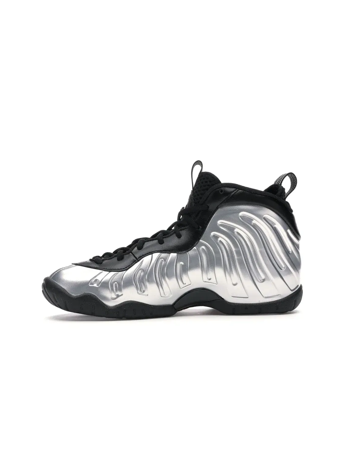 Детские кроссовки с высоким верхом Nike Air Foamposite One — изображение 3 из 4, белый-черный