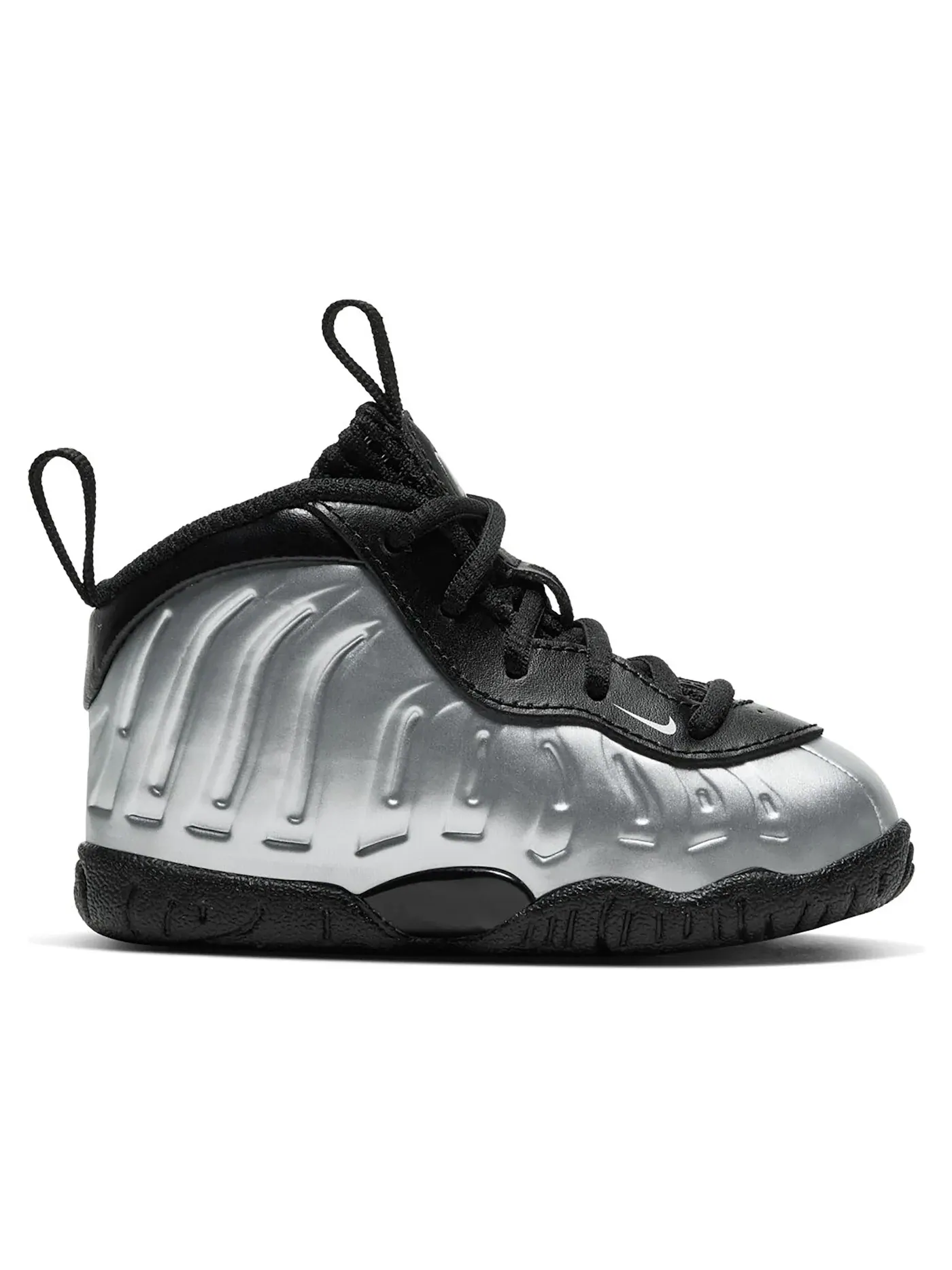 Детские кроссовки Lifestyle Nike Air Foamposite One Chrome Black — изображение 1 из 1, белый-черный