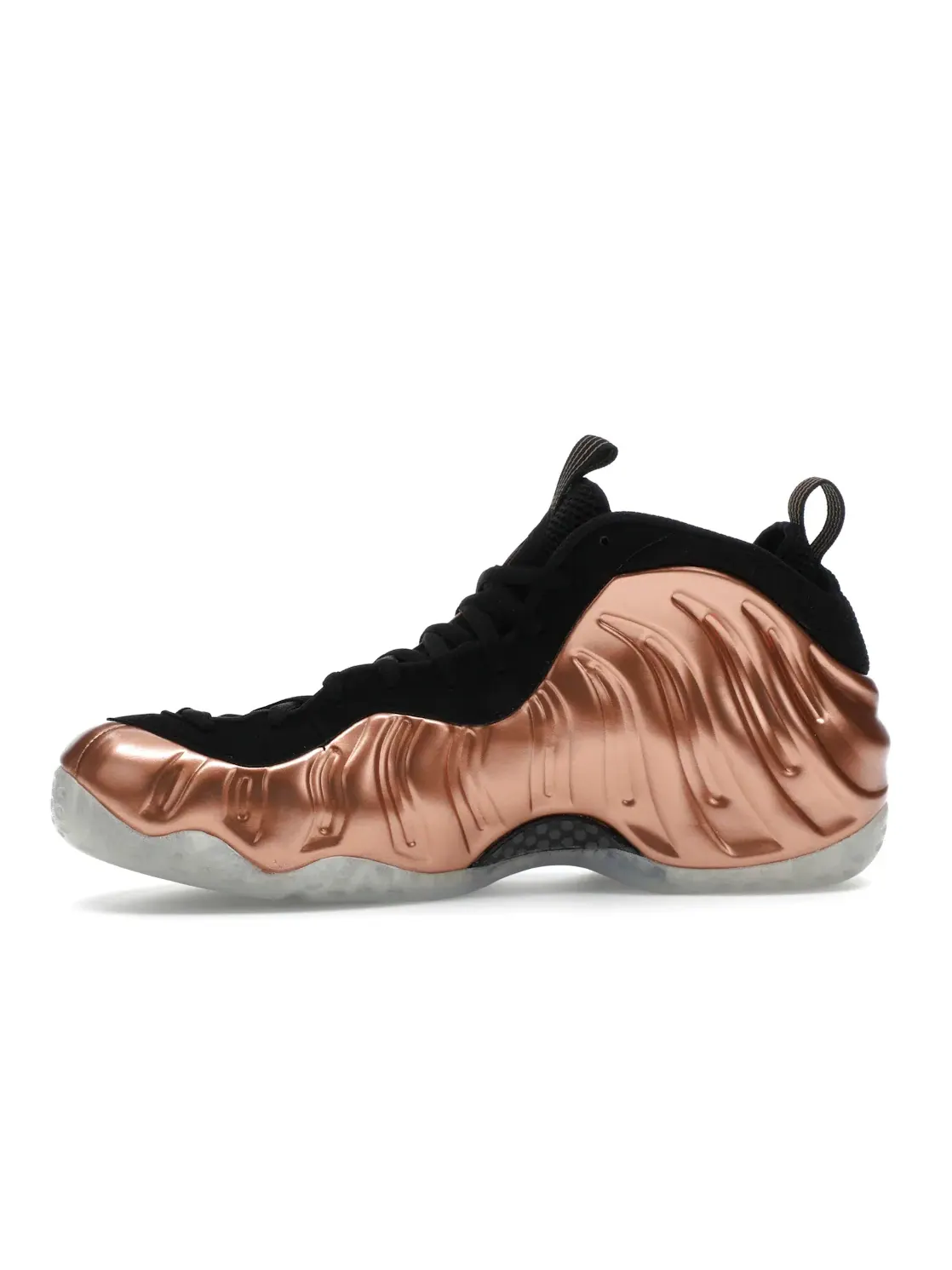 Мужские кроссовки с металлическим отливом Nike Air Foamposite One — изображение 3 из 4, черный/металлик/черный