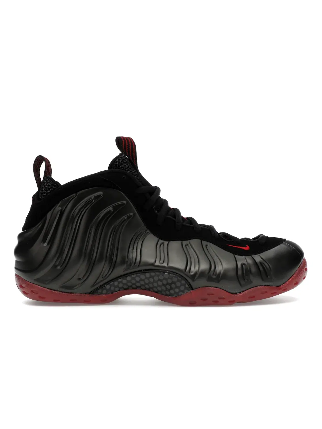 Мужские кроссовки с литой конструкцией Nike Air Foamposite One — изображение 1 из 4, черный/красный