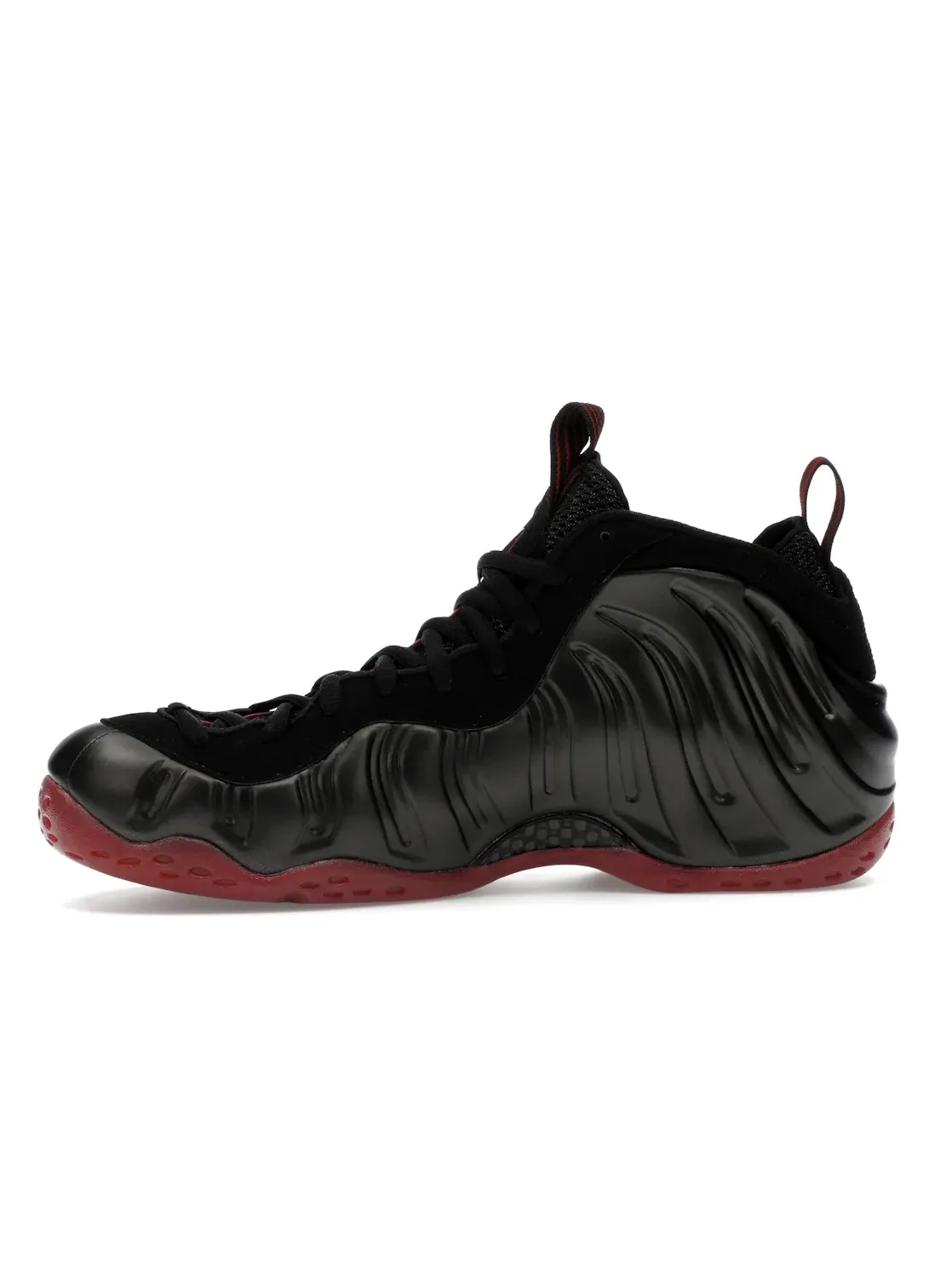 Мужские кроссовки с литой конструкцией Nike Air Foamposite One — изображение 3 из 4, черный/красный