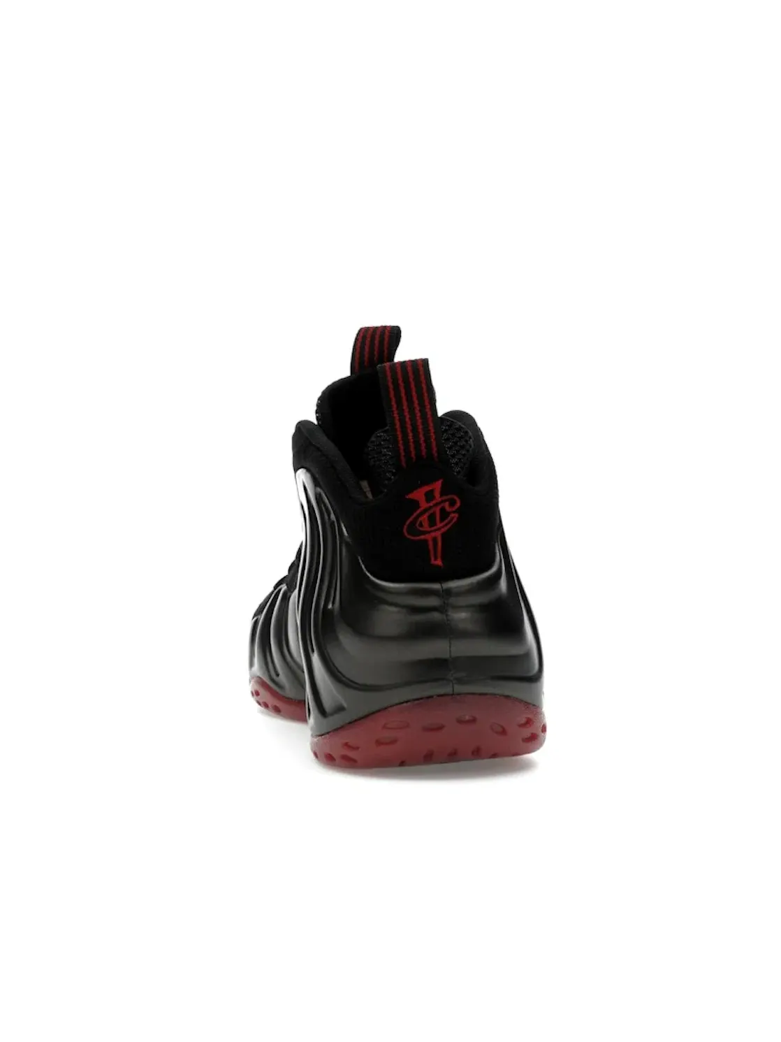 Мужские кроссовки с литой конструкцией Nike Air Foamposite One — изображение 4 из 4, черный/красный