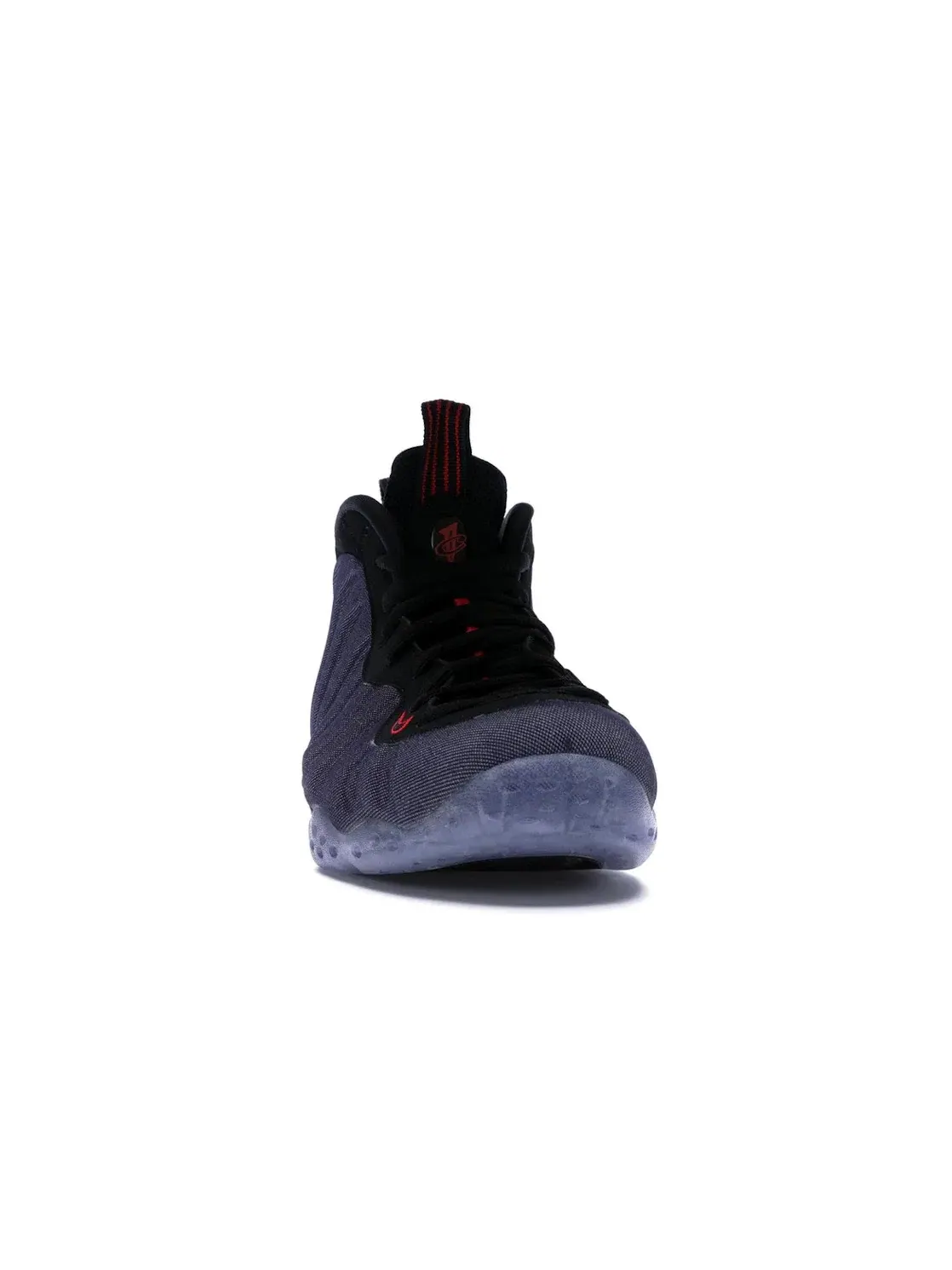 Мужские кроссовки с джинсовым верхом Nike Air Foamposite One — изображение 2 из 4, черный-красный