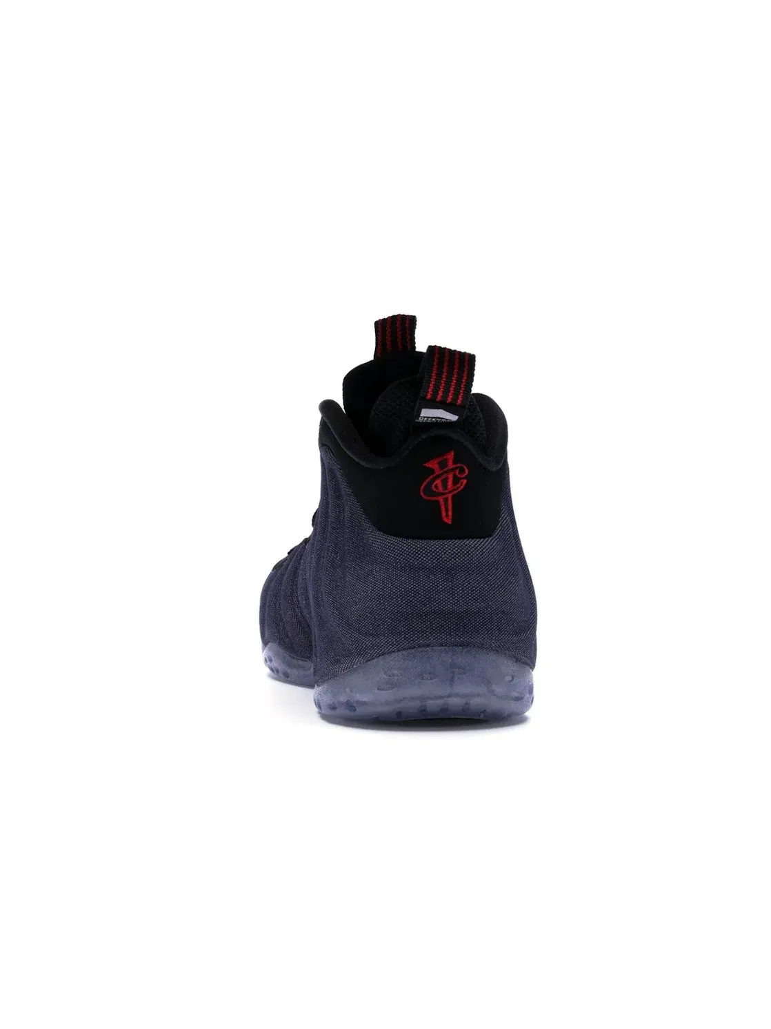 Мужские кроссовки с джинсовым верхом Nike Air Foamposite One — изображение 4 из 4, черный-красный