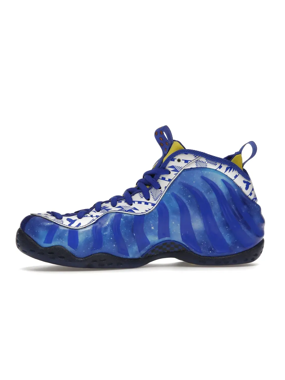 Мужские кроссовки с принтом Nike Air Foamposite One Nike — изображение 3 из 4, желтый/белый